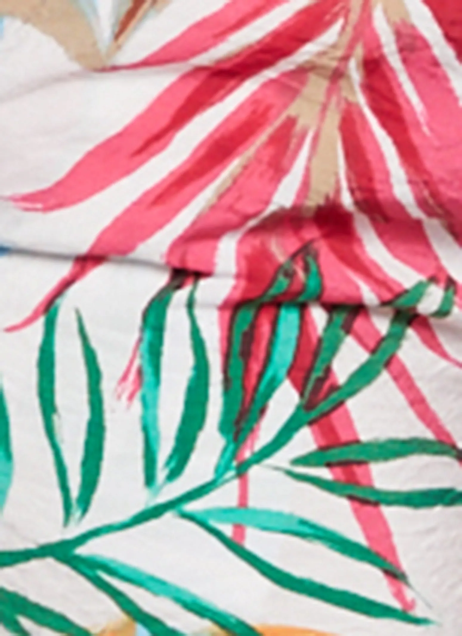 Tropical Floral Print Tie Front Top sold by Rainbow product image thumbnail 4