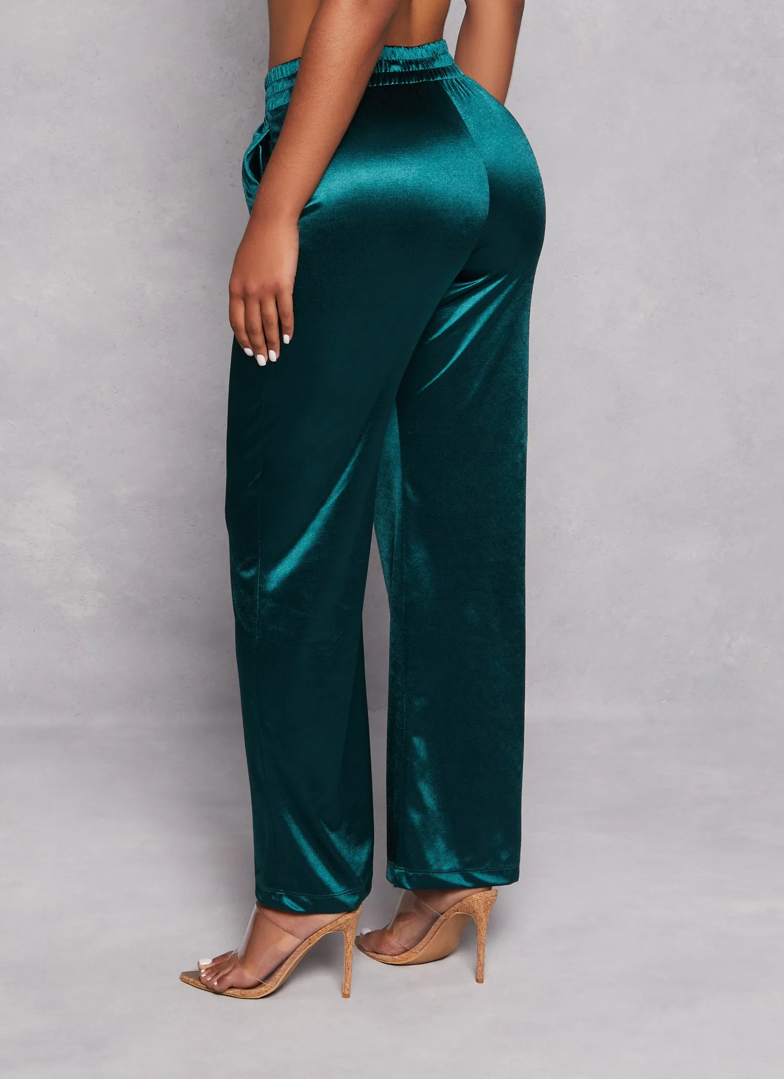 Satin Straight Leg Pants sold by Rainbow product image thumbnail 3