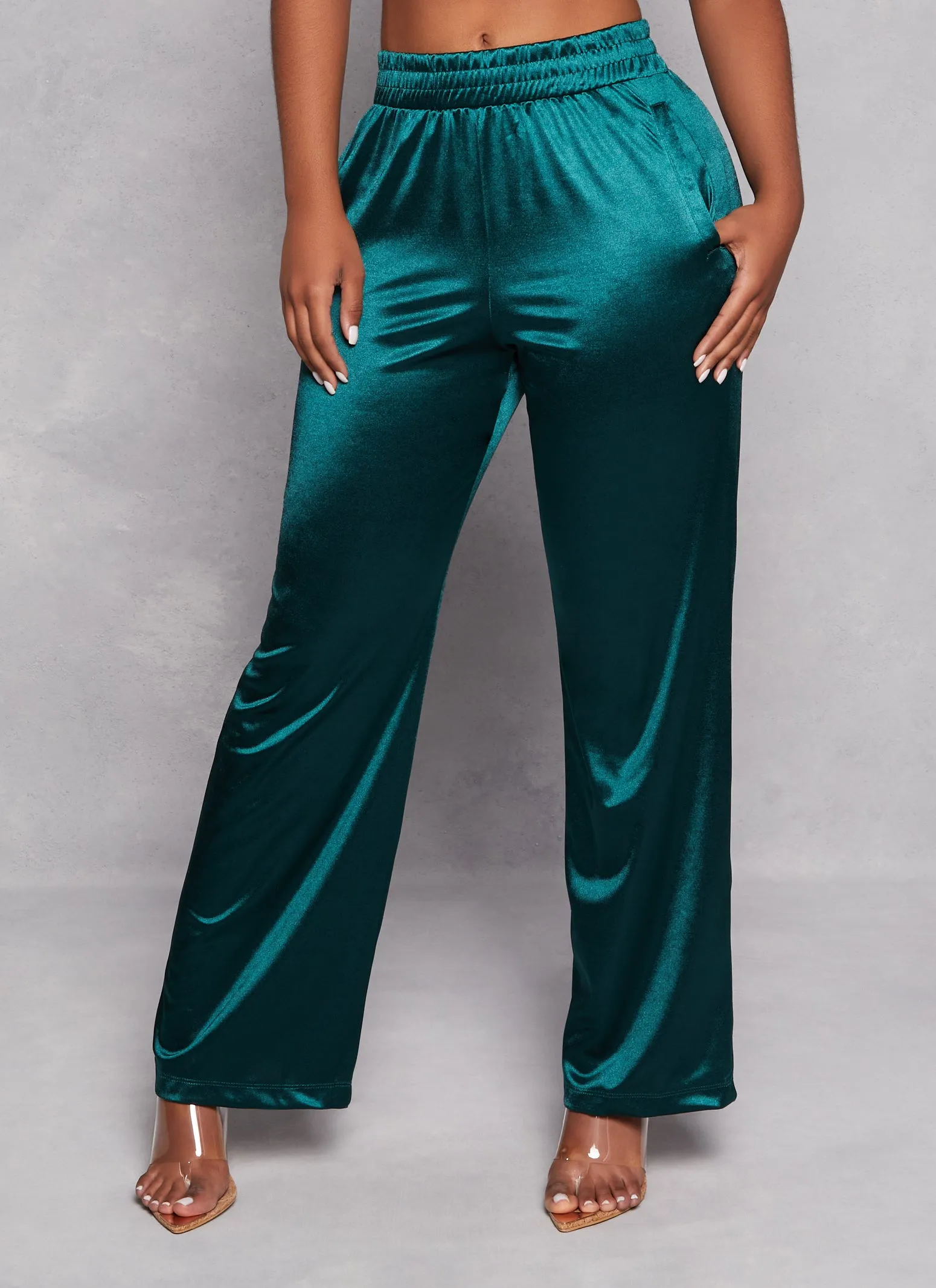 Satin Straight Leg Pants sold by Rainbow product image thumbnail 2