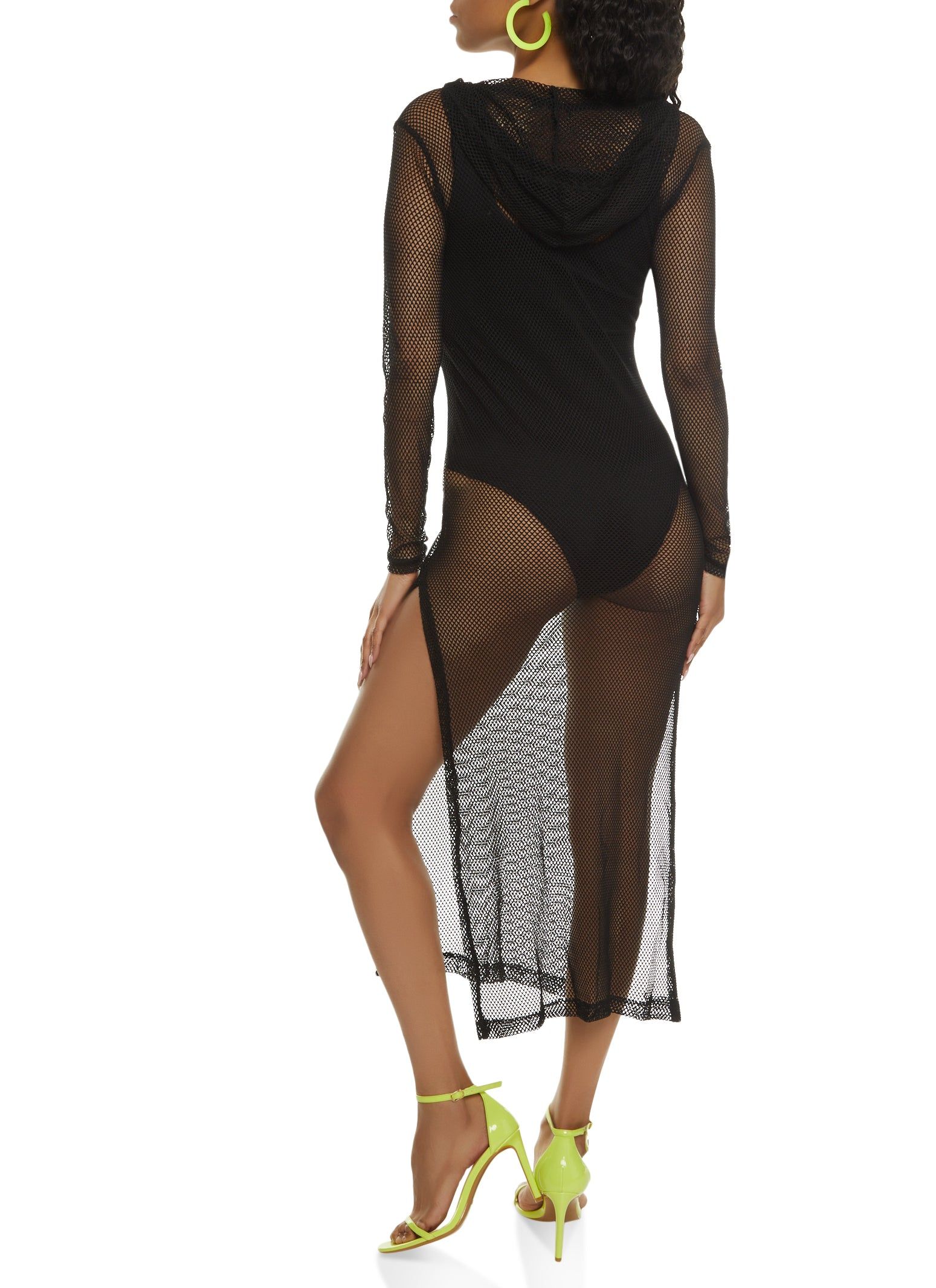 Hooded Drawstring Cropped Tank Top sold by Rainbow product image thumbnail 4