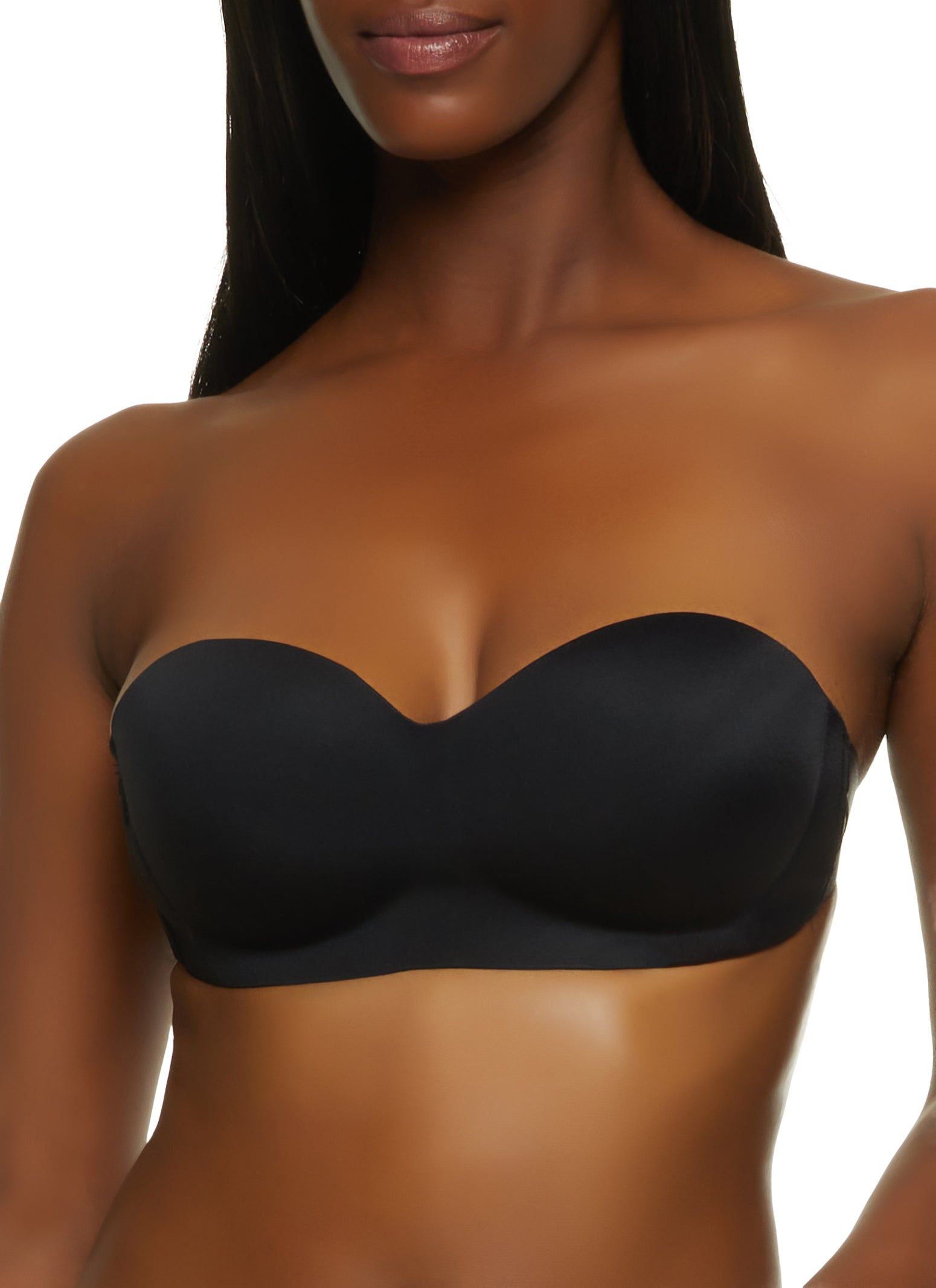 Seamless Strapless Push Up Balconette Bra sold by Rainbow