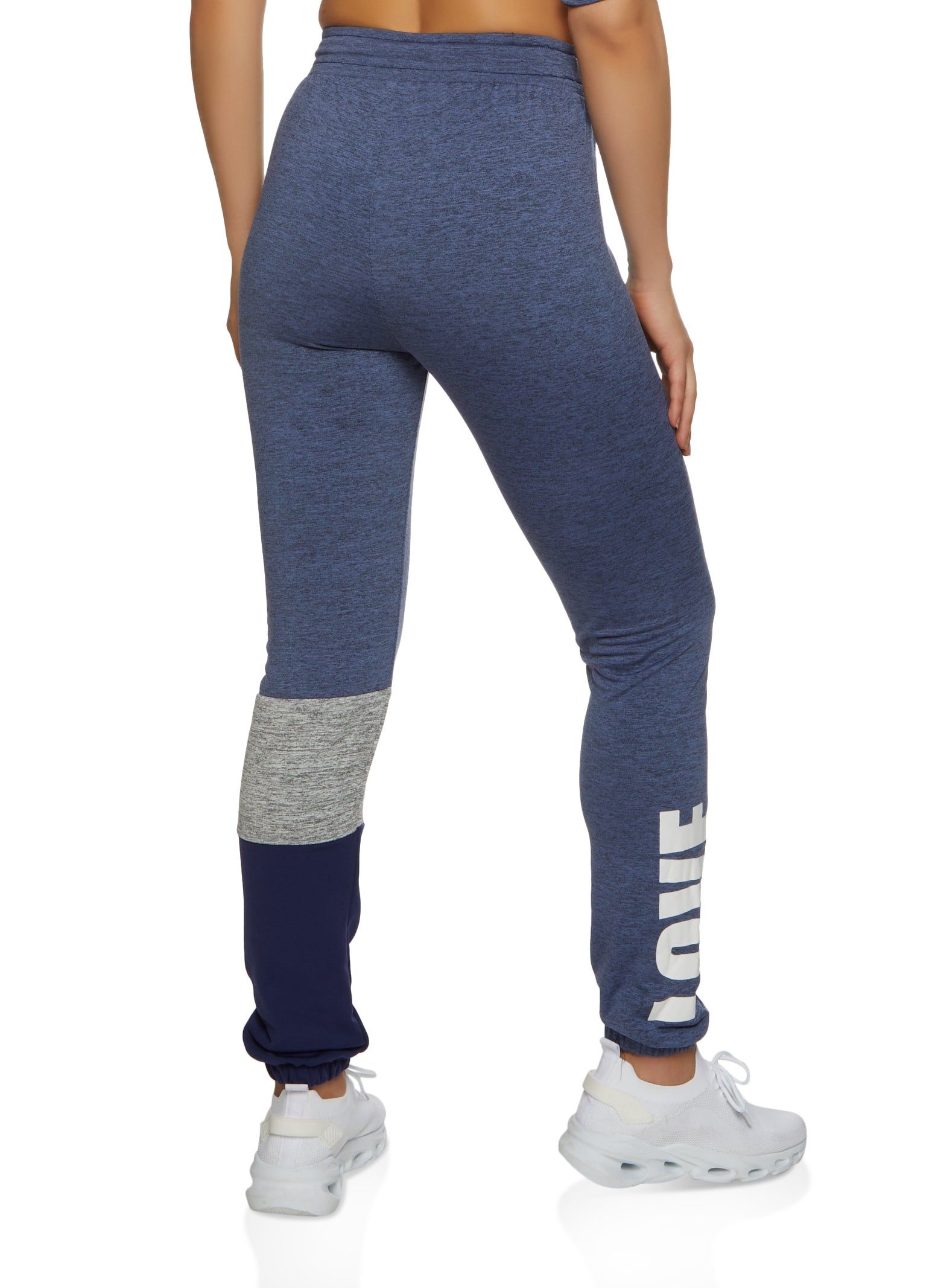 Love Color Blocked Detail Sweatpants sold by Rainbow product image thumbnail 2