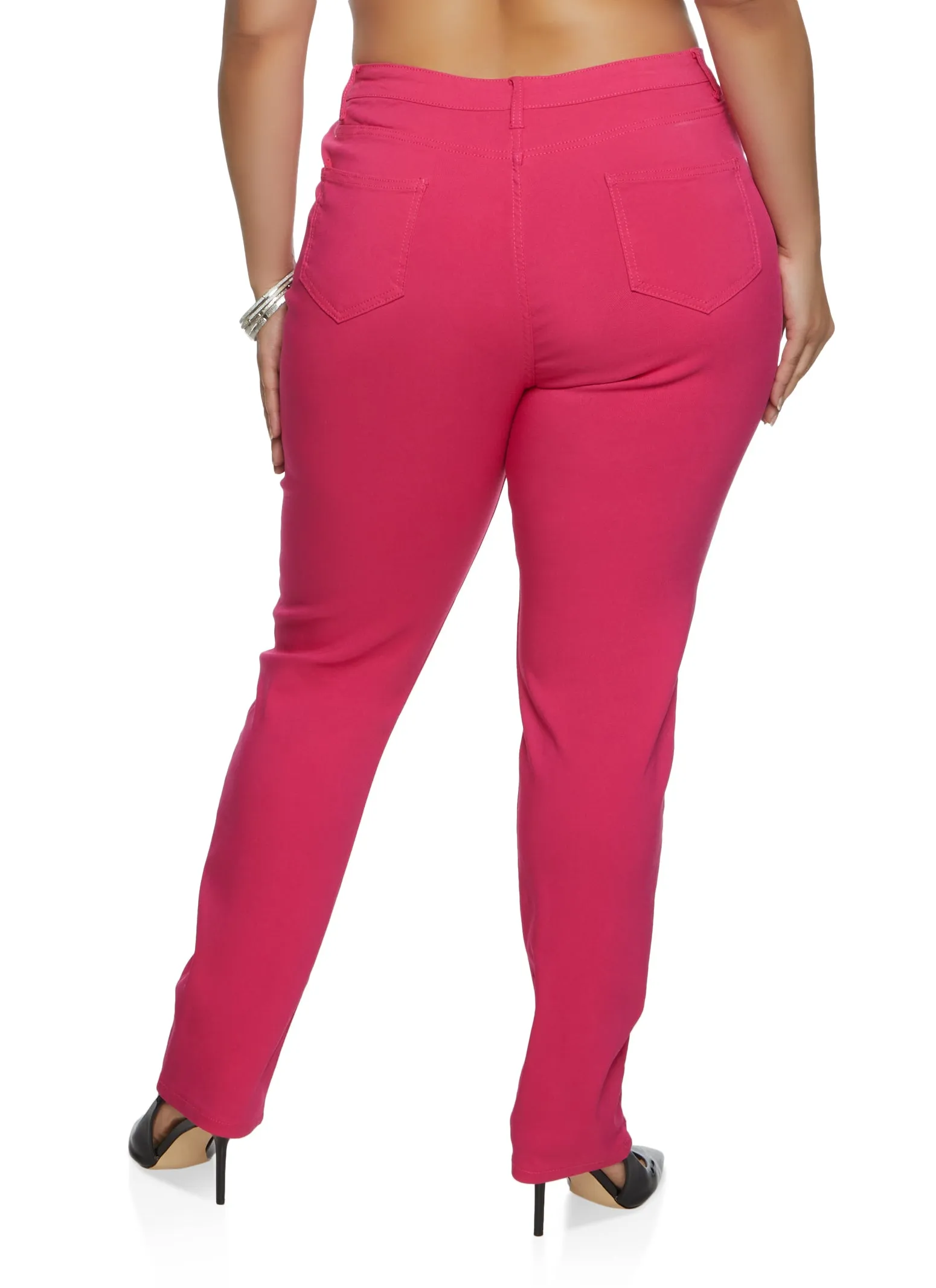 Plus Size Daisy High Waist Slim Fit Pants sold by Rainbow product image thumbnail 2