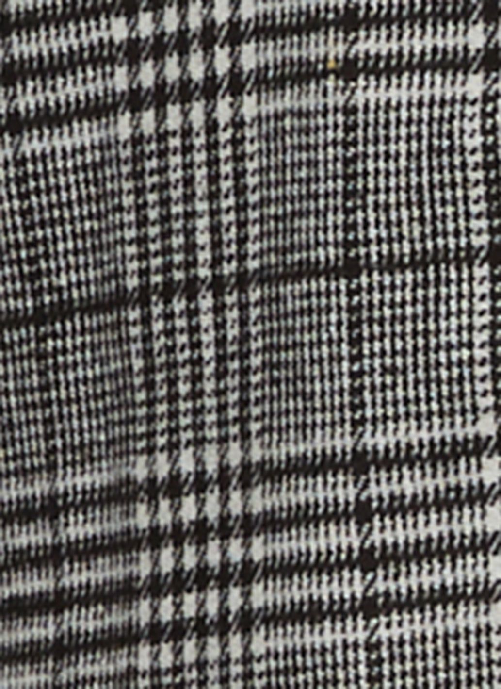 Plus Size Brushed Knit Plaid Button Front Shacket sold by Rainbow product image thumbnail 4