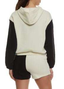 Ugh Embossed Color Blocked Hoodie sold by Rainbow