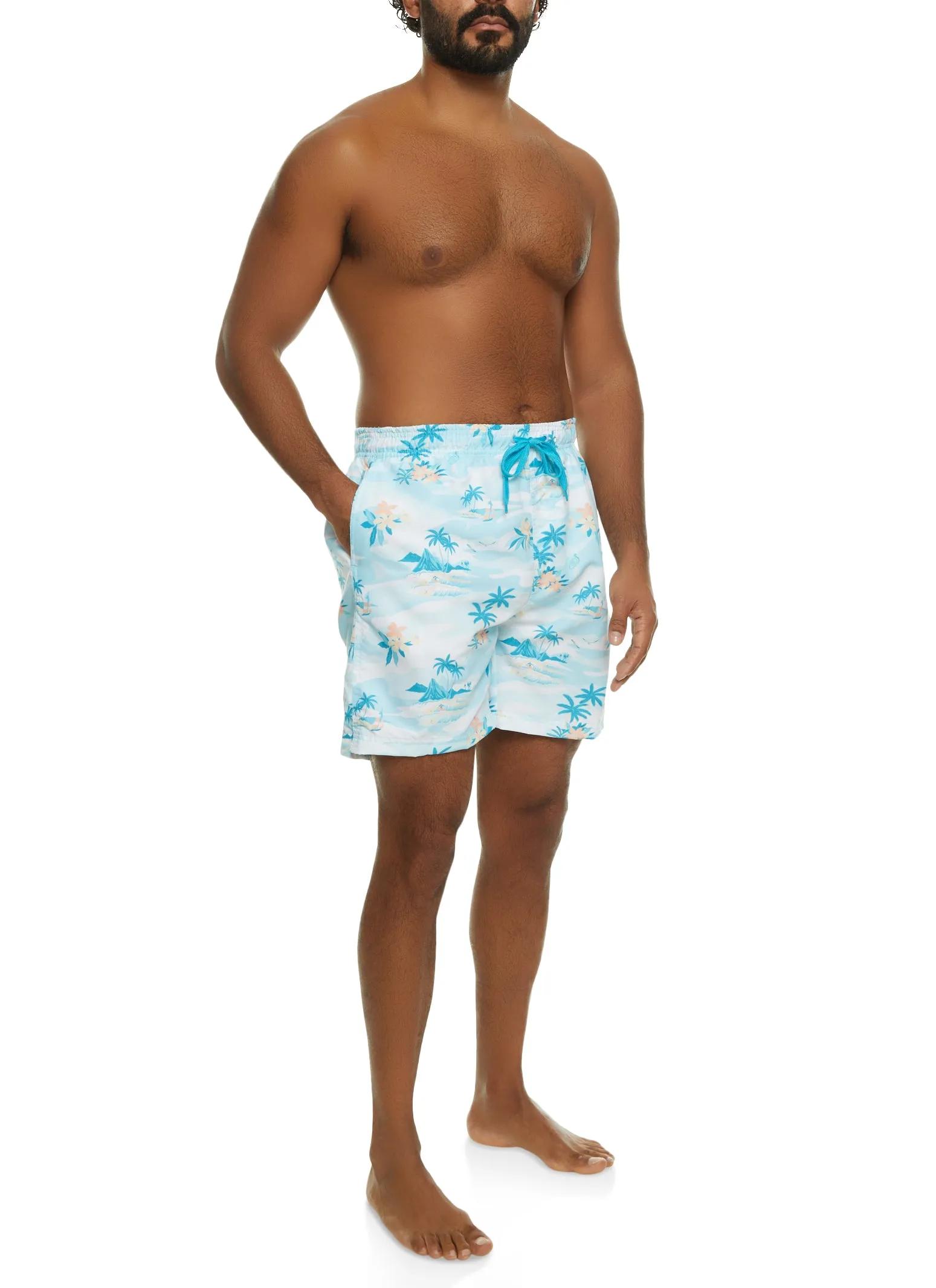 Mens Patterned Swim Trunks sold by Rainbow product image thumbnail 2