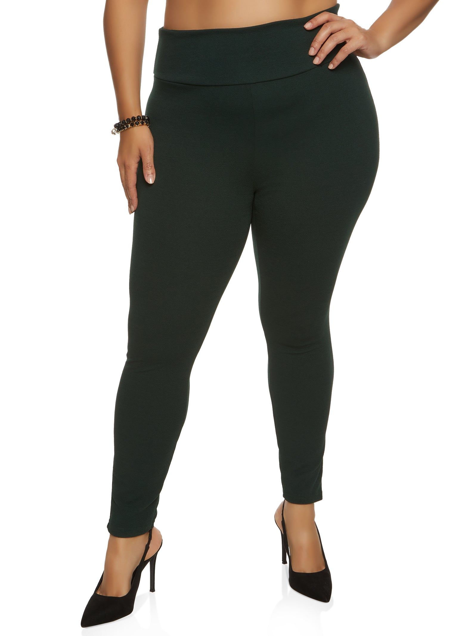 Plus Size Crepe Knit Pull On Pants sold by Rainbow