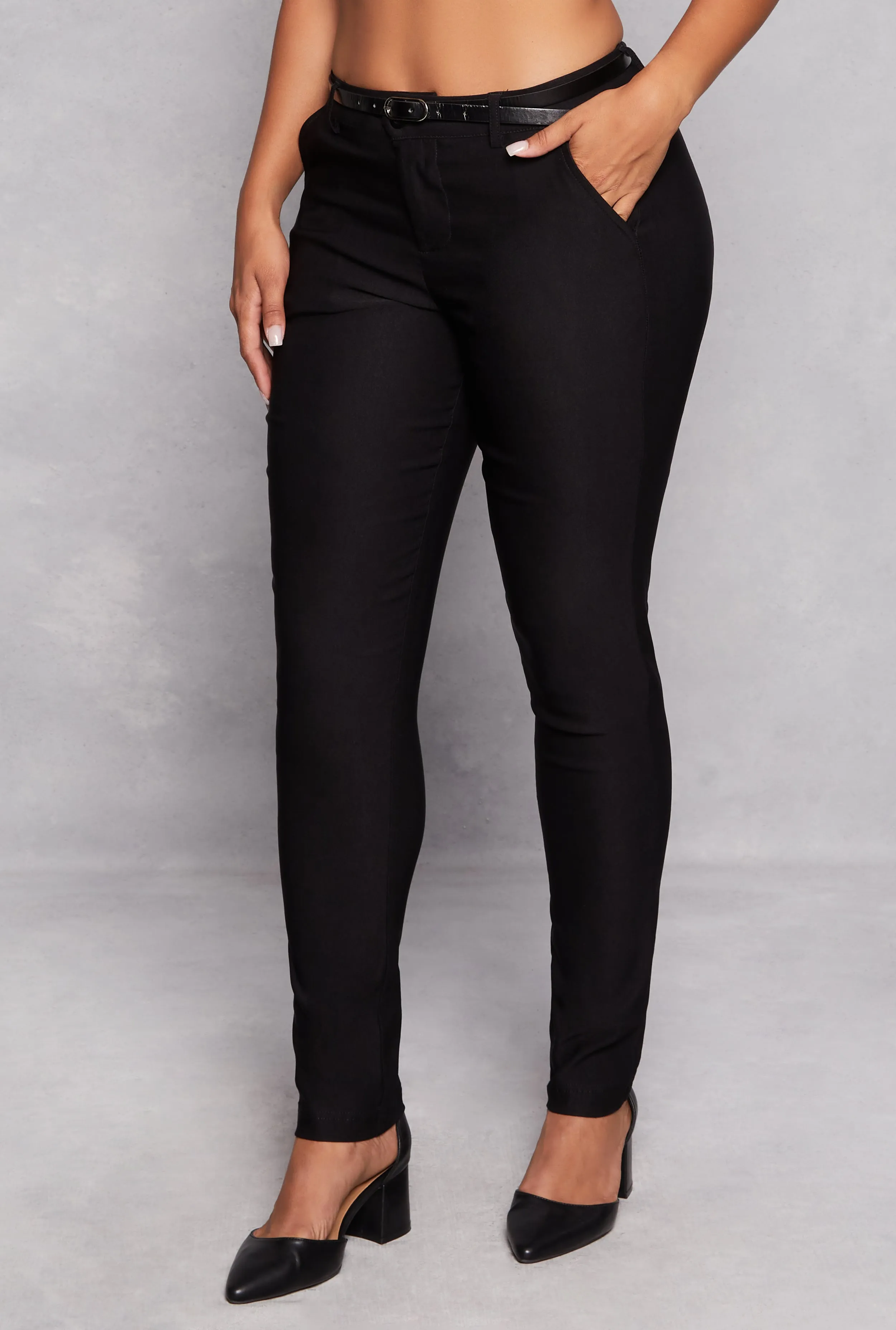 Belted Hyperstretch Dress Pants sold by Rainbow product image thumbnail 2