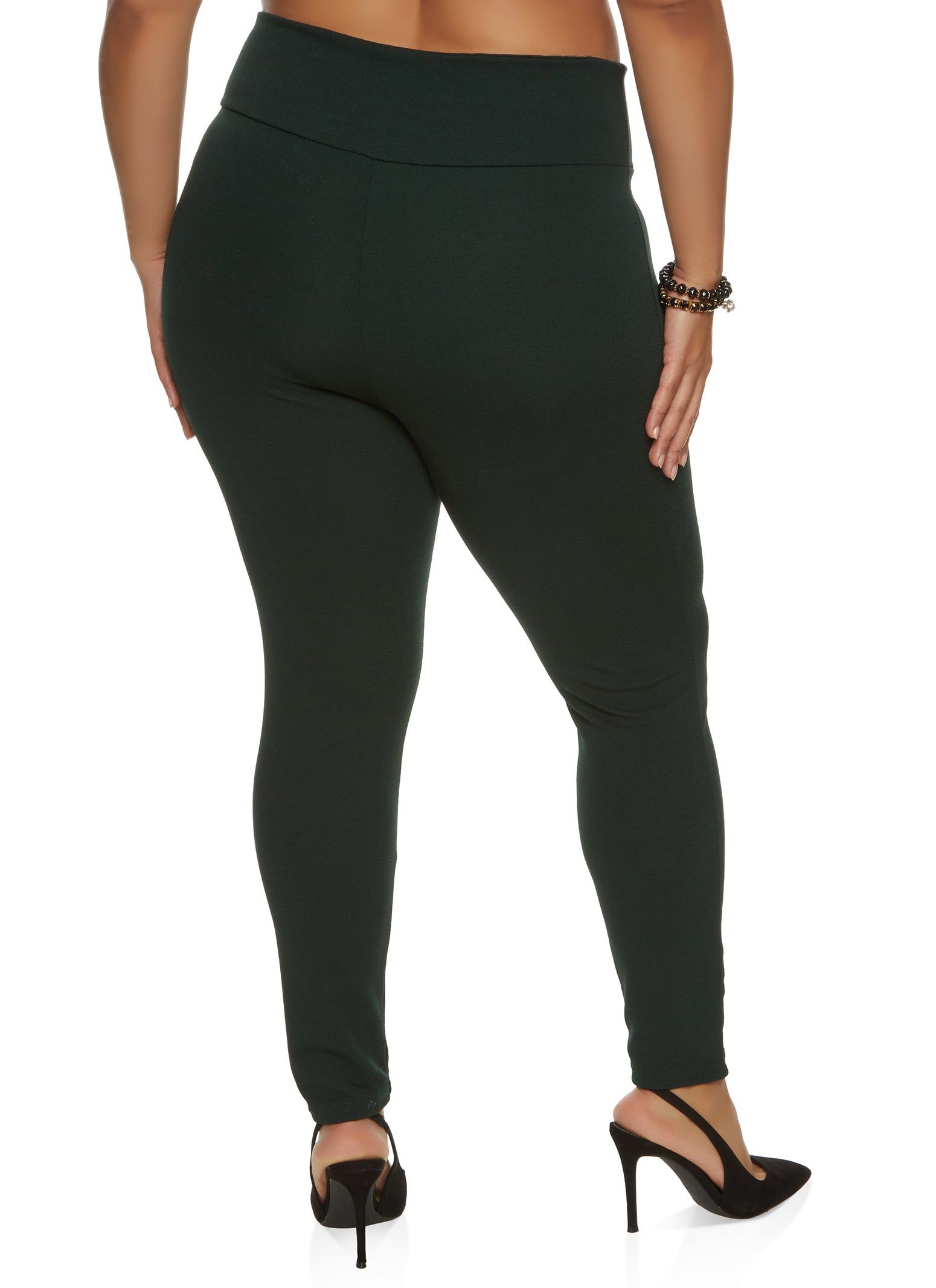 Plus Size Crepe Knit Pull On Pants sold by Rainbow product image thumbnail 2