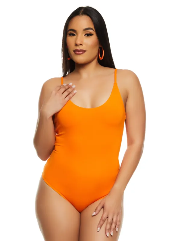 Scoop Neck Cami Bodysuit sold by Rainbow