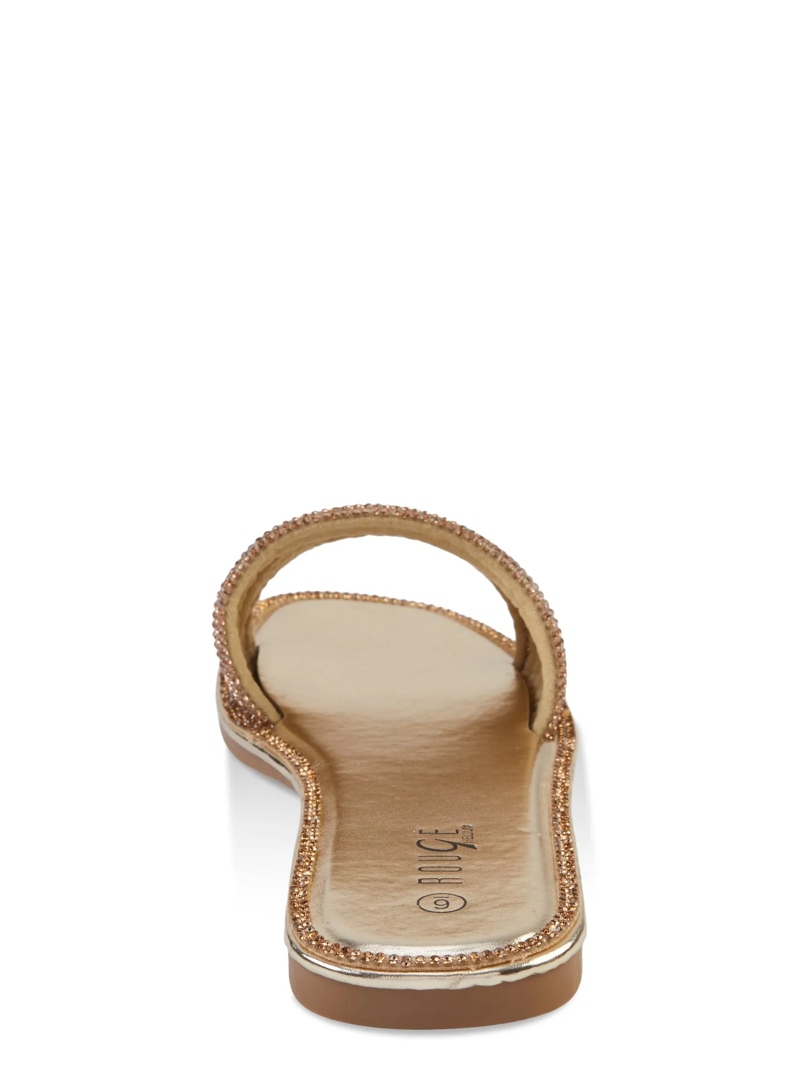 Rhinestone Strappy Band Slide Sandals sold by Rainbow product image thumbnail 3