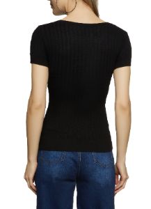 Textured Knit Crew Neck Seamless Tee sold by Rainbow