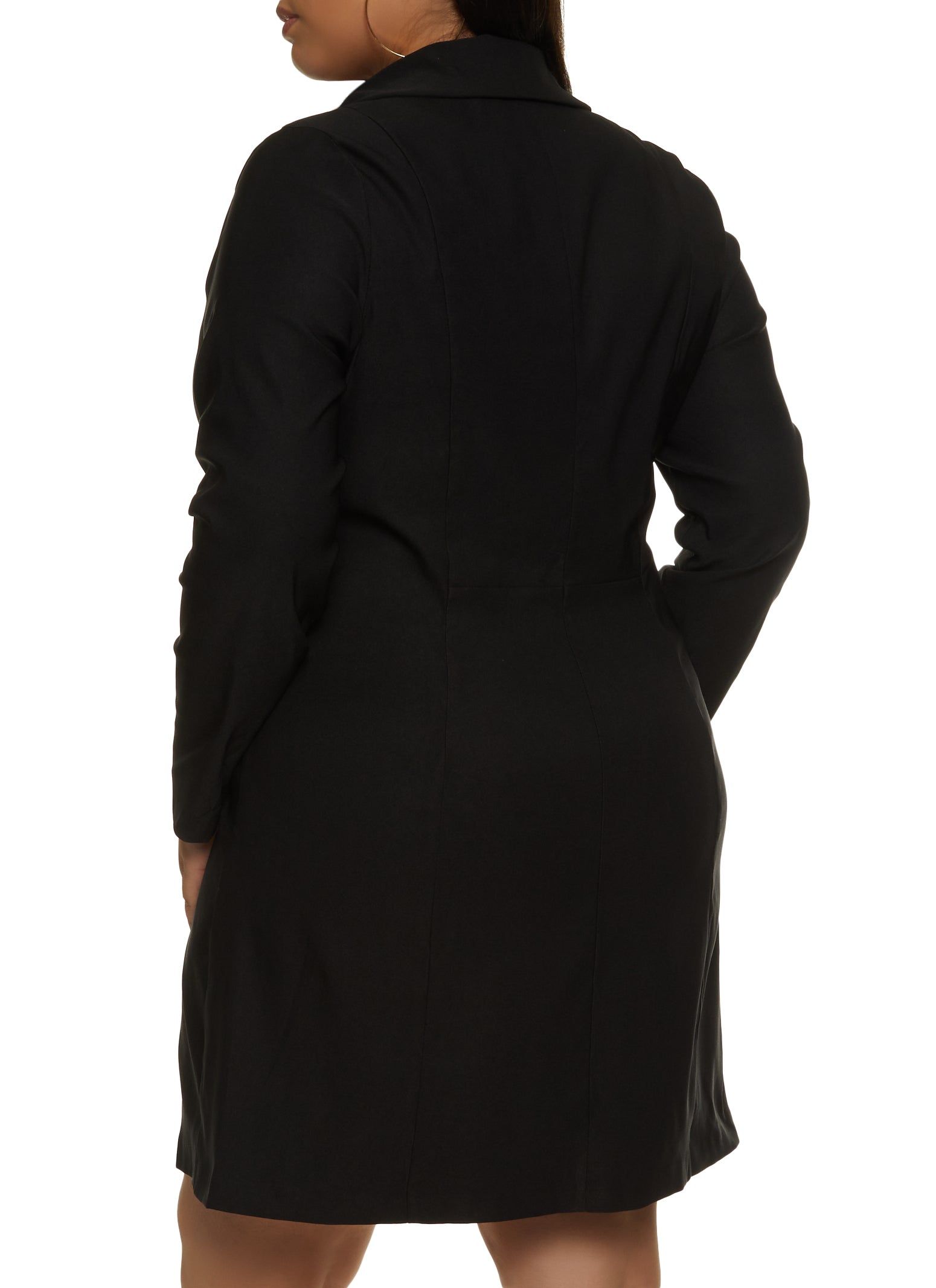 Plus Size Double Breasted Blazer Dress sold by Rainbow product image thumbnail 3