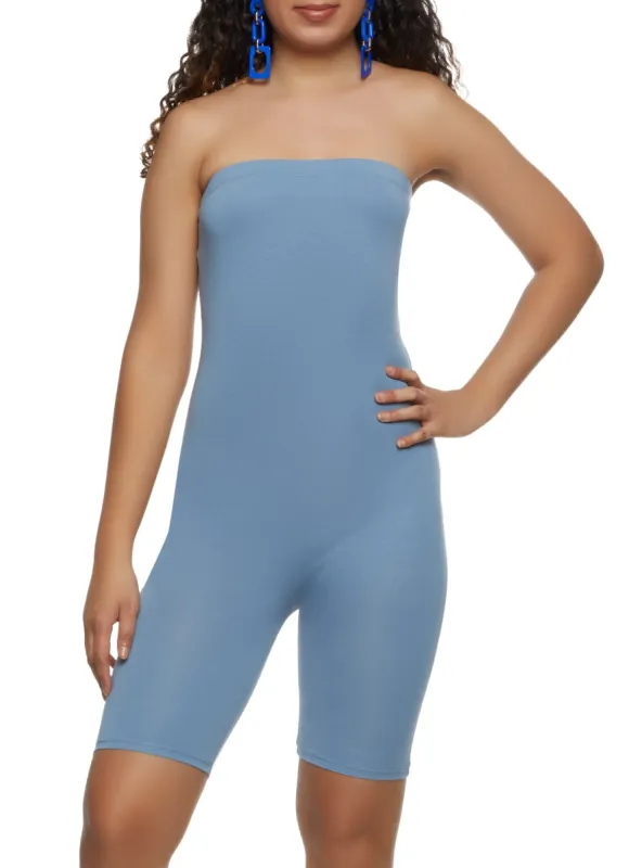 Strapless Biker Romper sold by Rainbow