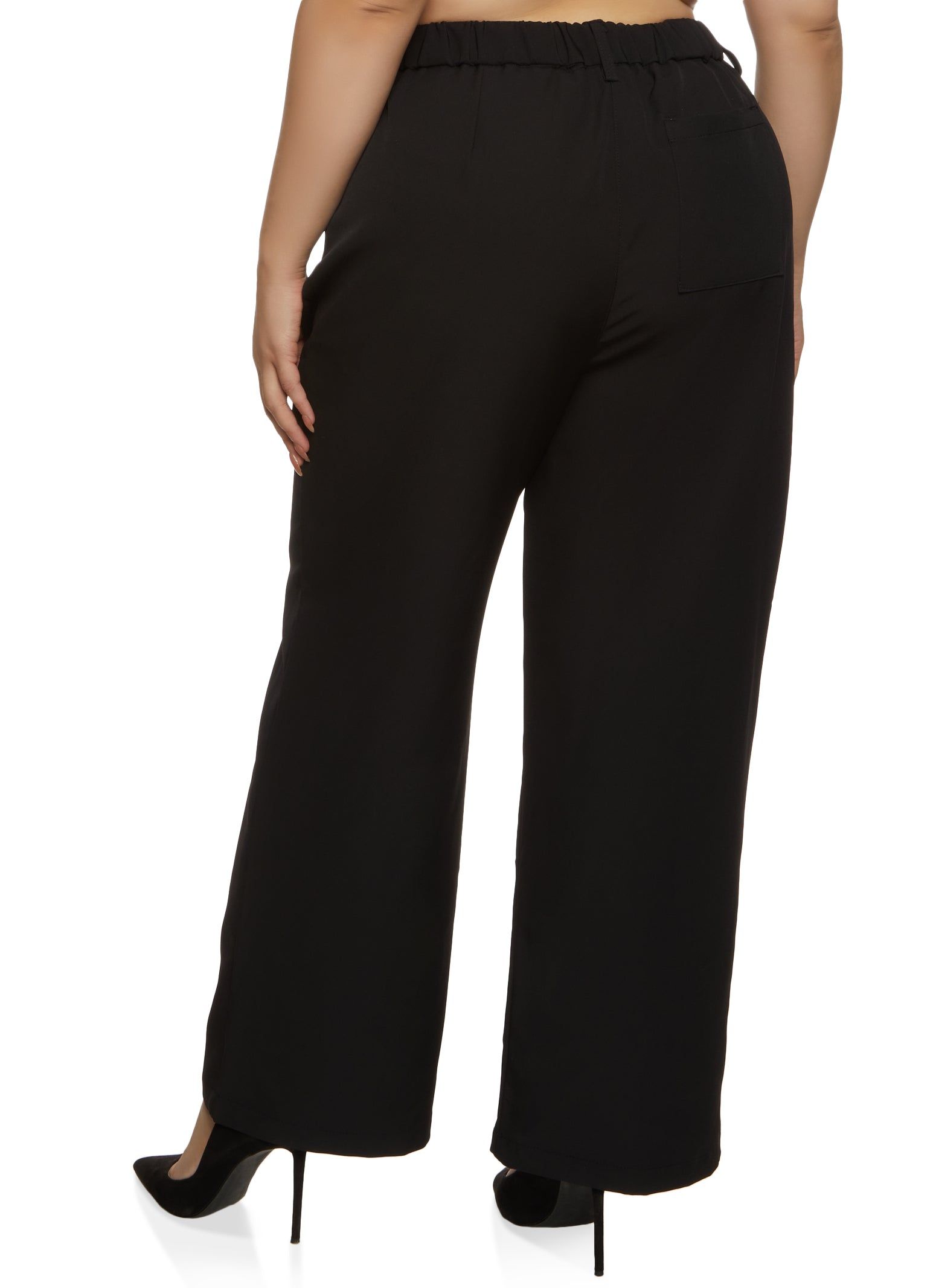Wide Leg Crepe Knit Pants sold by Rainbow product image thumbnail 2