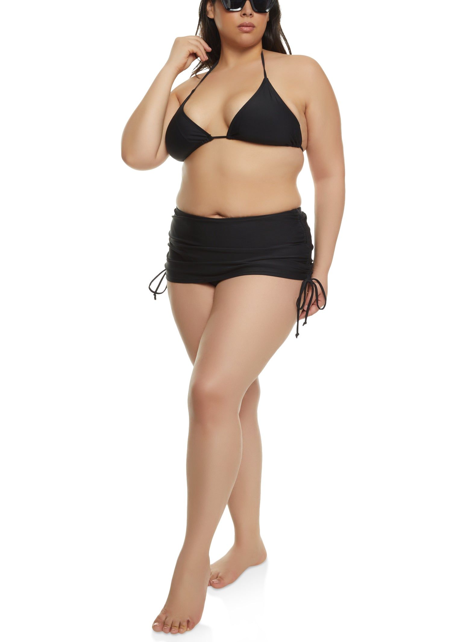 Plus Size Triangle Swim Bikini Top sold by Rainbow product image thumbnail 2