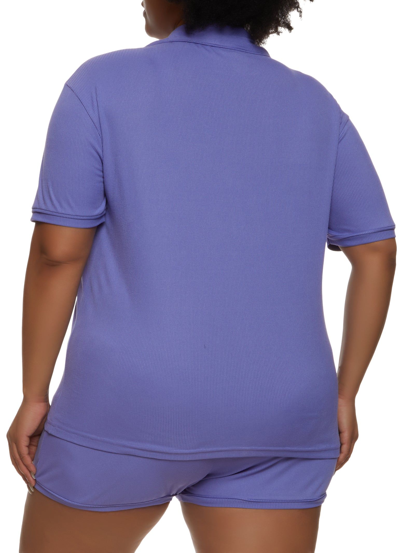 Plus Size Get Some Sleep Glitter Pajama Shirt and Shorts sold by Rainbow product image thumbnail 2