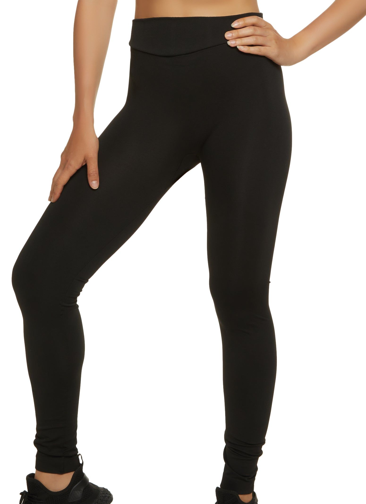 Wide Waistband High Waist Leggings sold by Rainbow