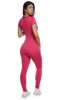 Seamless Ribbed Collared Zip Front Jumpsuit sold by Rainbow