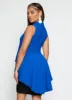 Sleeveless Button Down Tiered High Low Top sold by Rainbow