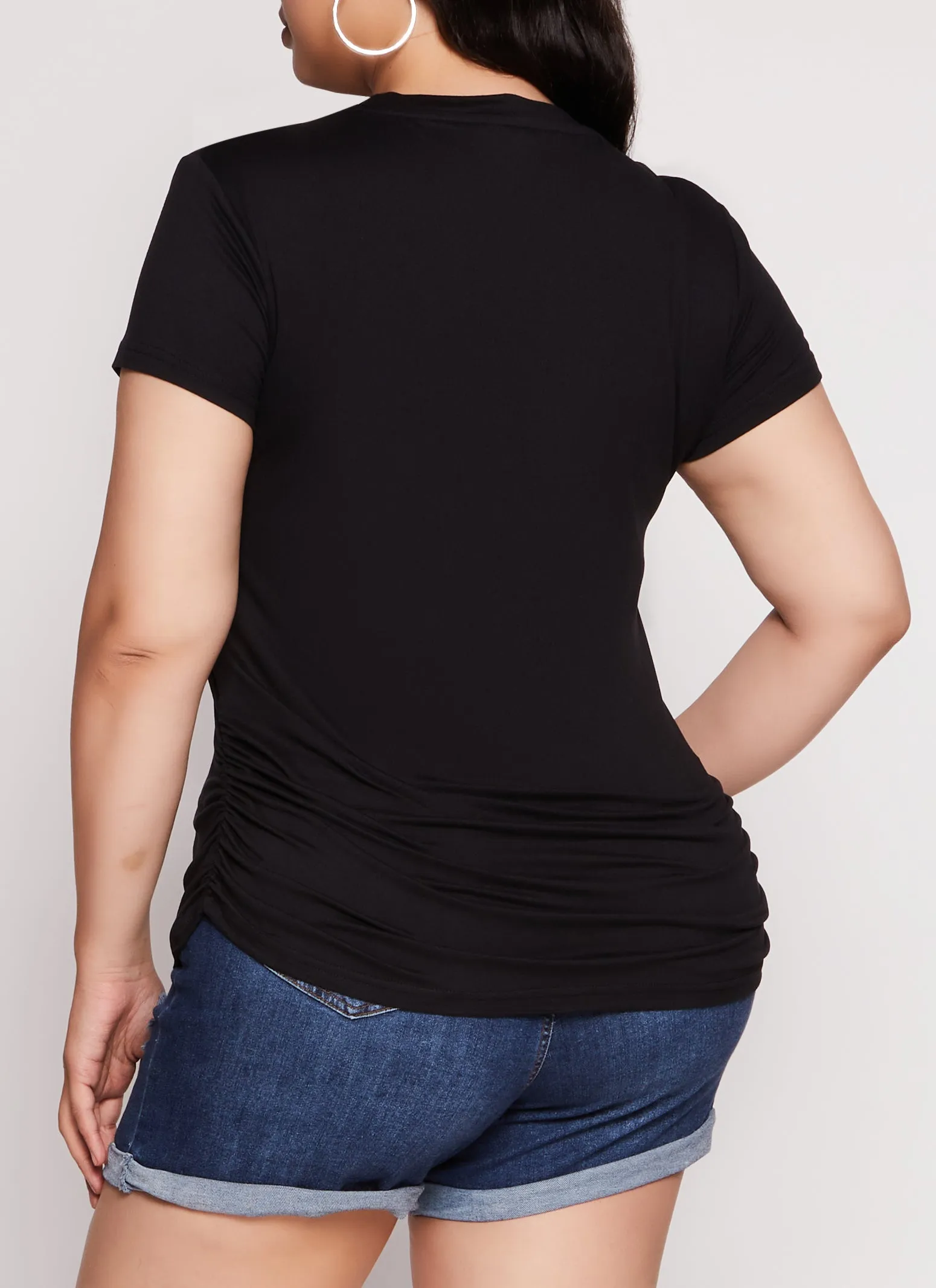 Plus Size Faith Hope Love Butterfly Graphic Tee sold by Rainbow product image thumbnail 3