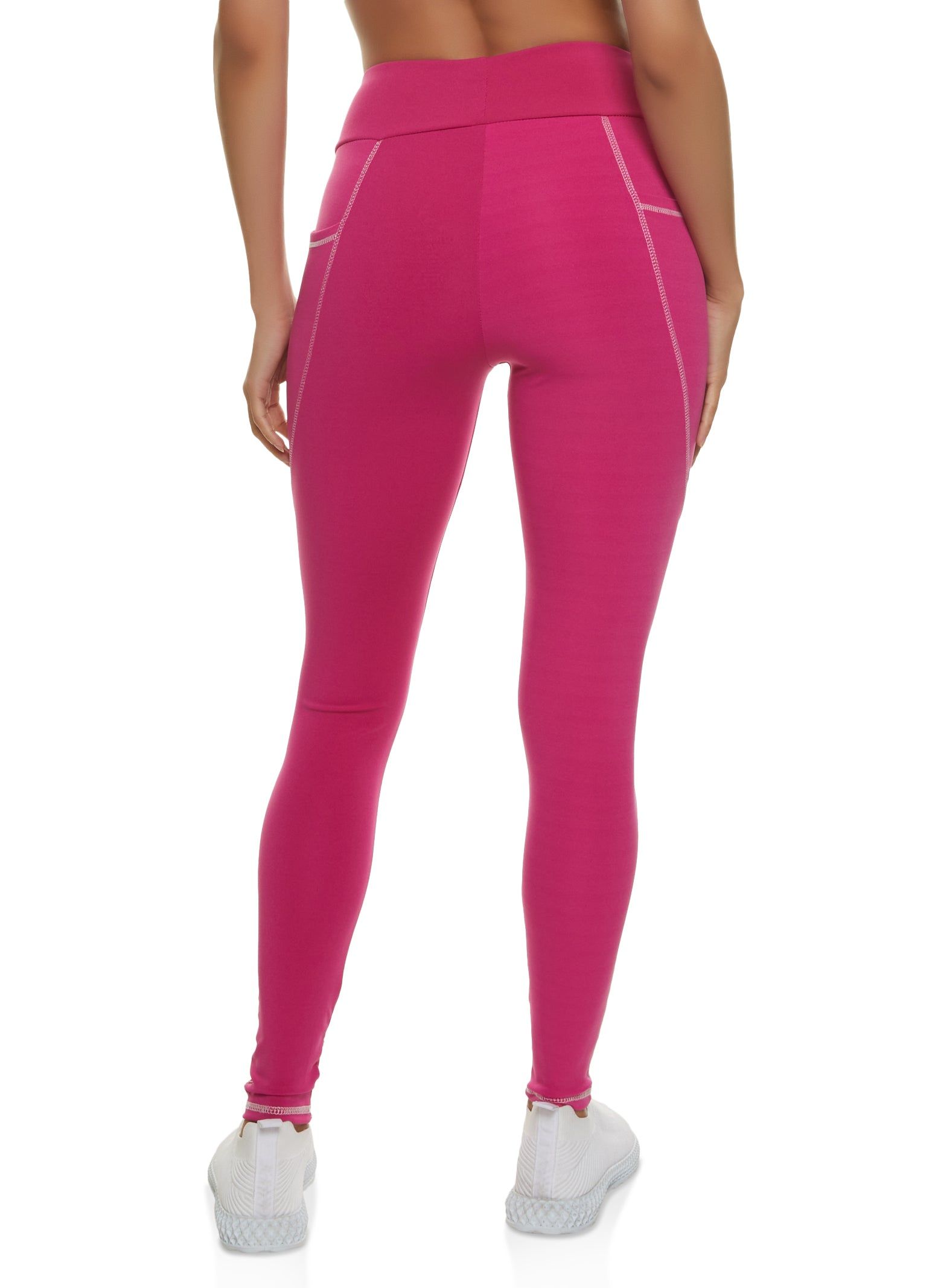 Decorative Stitch Crossover Leggings sold by Rainbow product image thumbnail 2