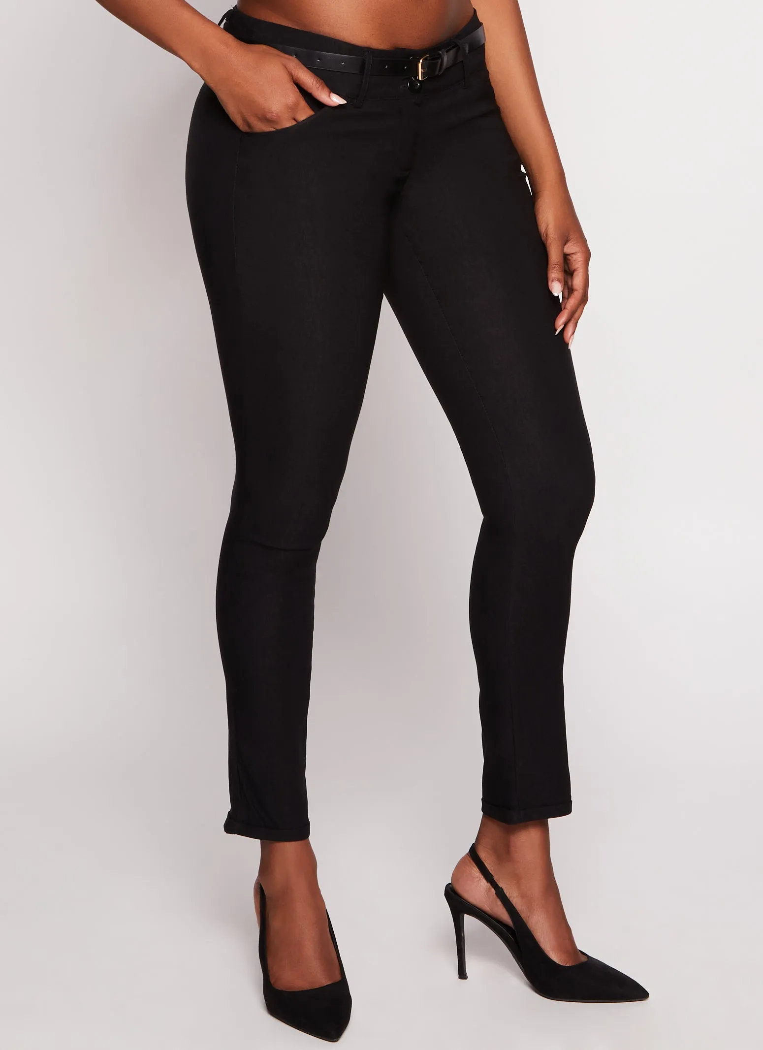 Belted Two Button Dress Pants sold by Rainbow product image thumbnail 2