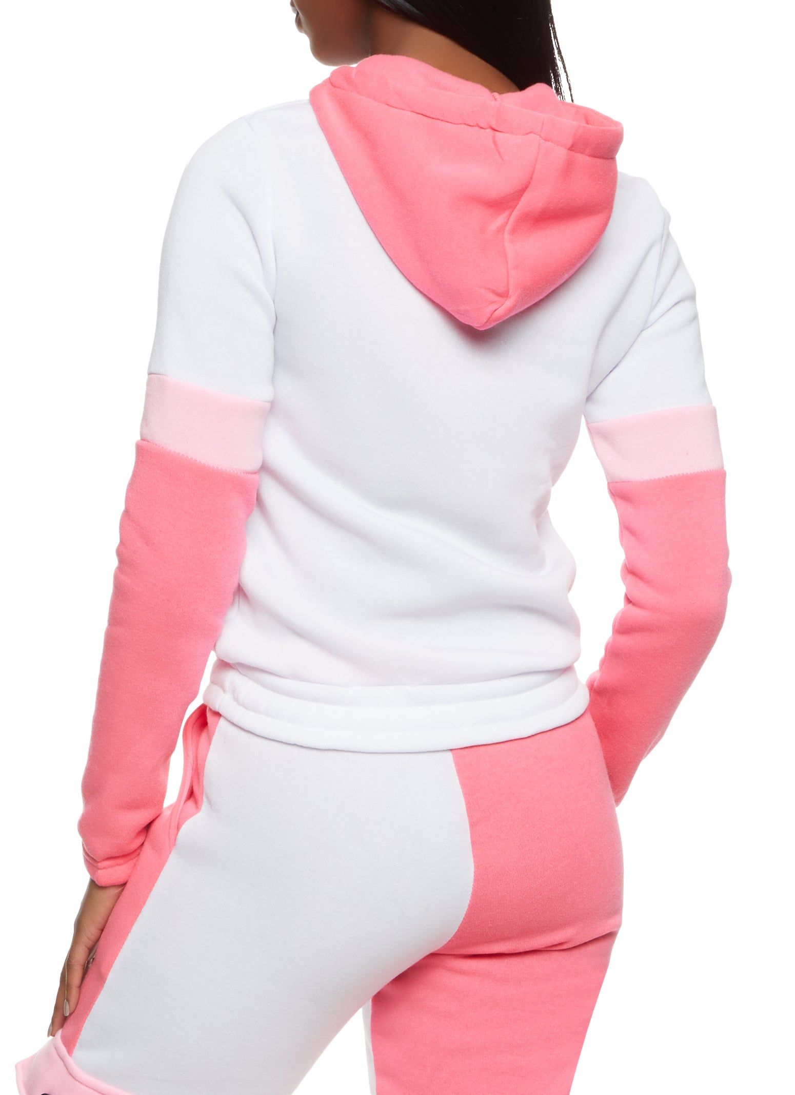Color Block Flap Pocket Hoodie sold by Rainbow product image thumbnail 3