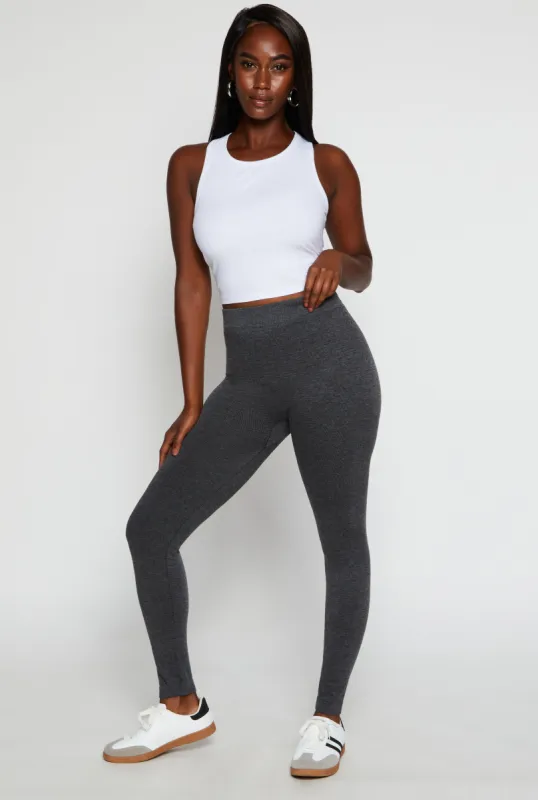 Basic French Terry High Waist Leggings sold by Rainbow