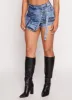 Daisy Strappy Cargo Pocket Denim Skort sold by Rainbow