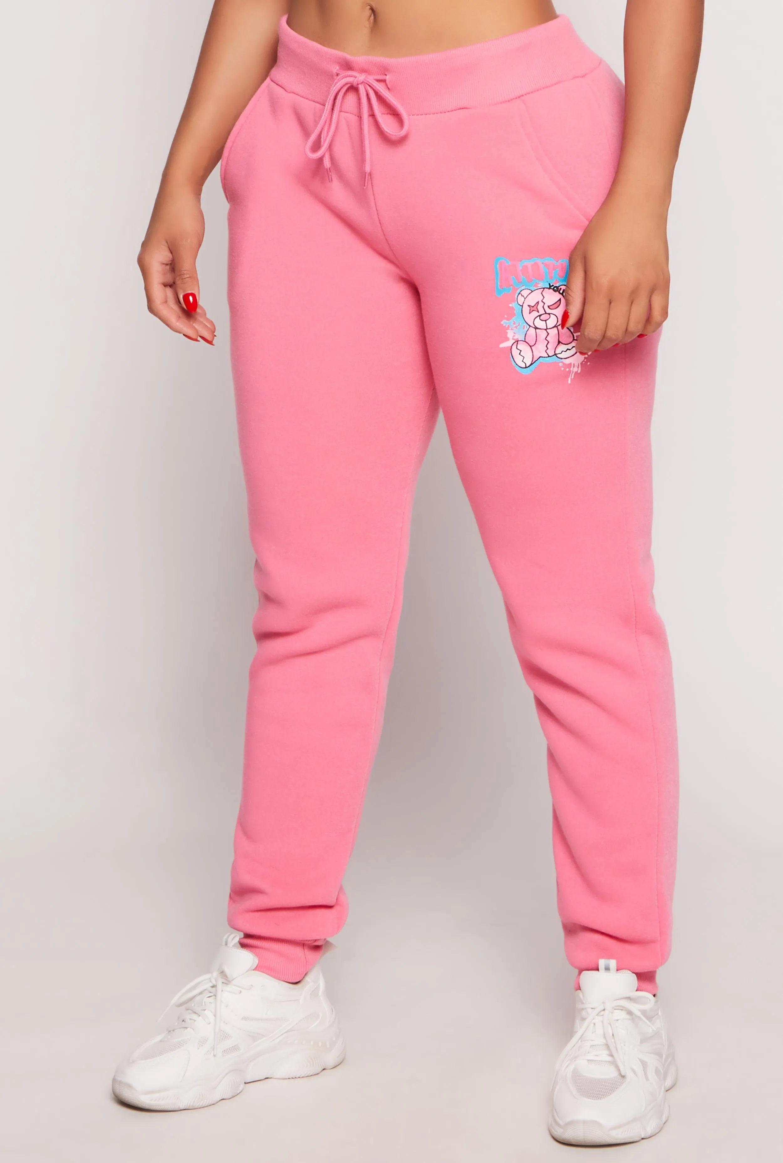 Fleece Lined Attitude Graphic Sweatpants sold by Rainbow product image thumbnail 2