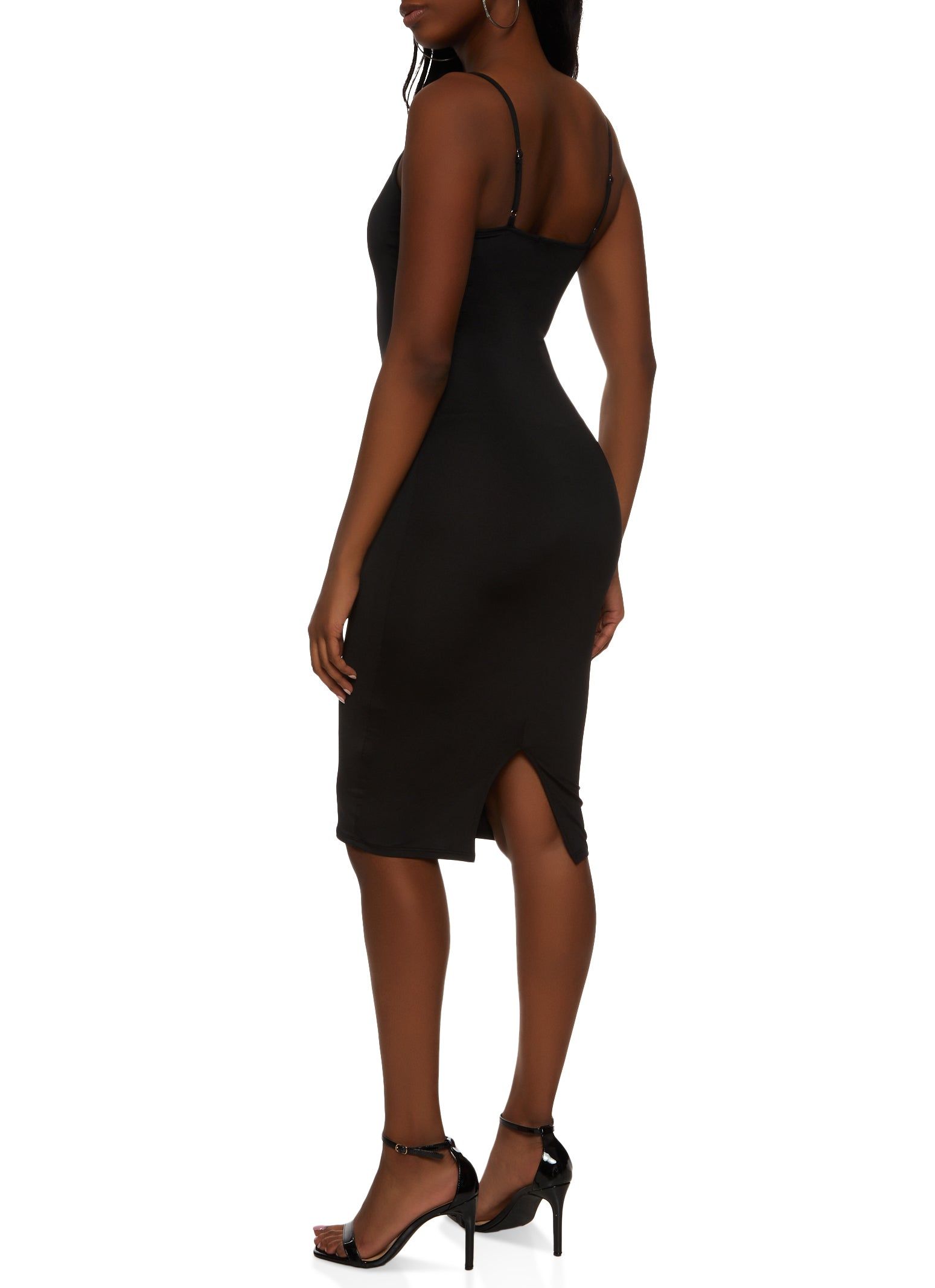 Scoop Neck Midi Cami Dress sold by Rainbow product image thumbnail 3