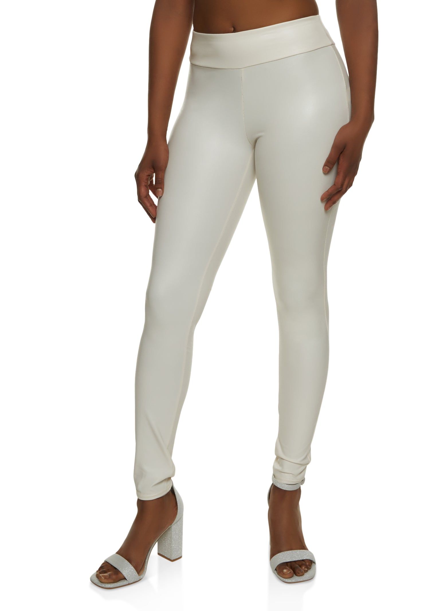 Faux Leather High Waisted Pants sold by Rainbow