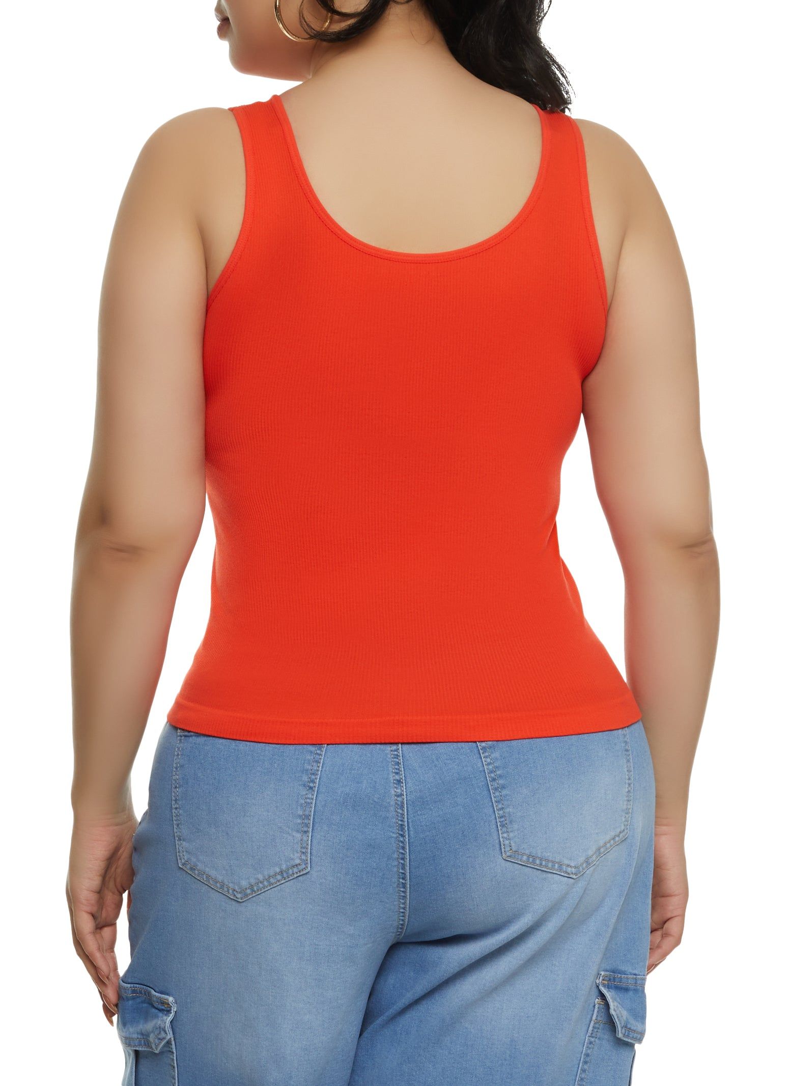 Plus Size Sleeveless Seamless Tank Top sold by Rainbow product image thumbnail 2