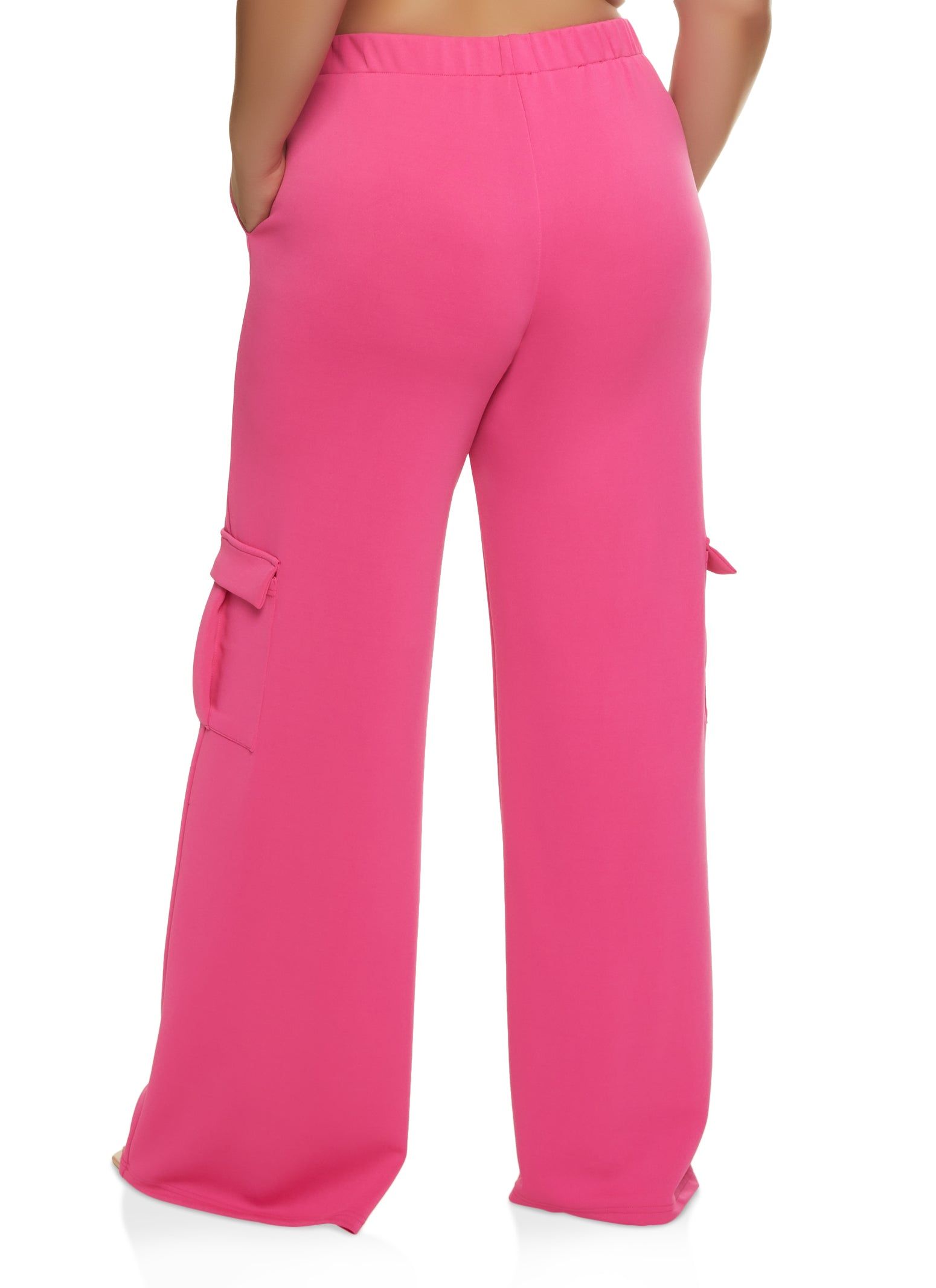 Plus Size Cargo Pocket Wide Leg Pants sold by Rainbow product image thumbnail 2