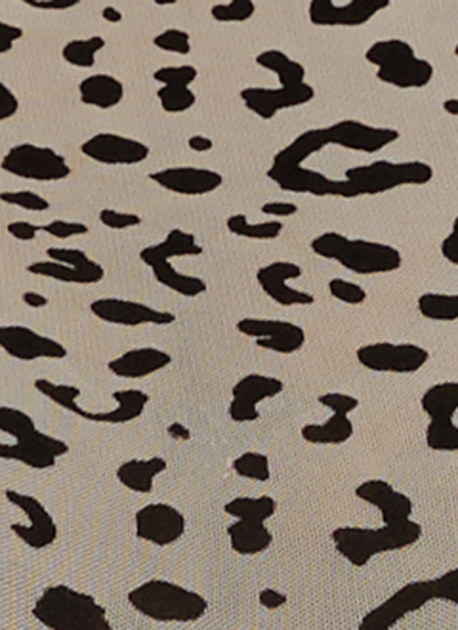 Plus Size Velvet Burnout Cheetah Print Bodysuit sold by Rainbow product image thumbnail 4