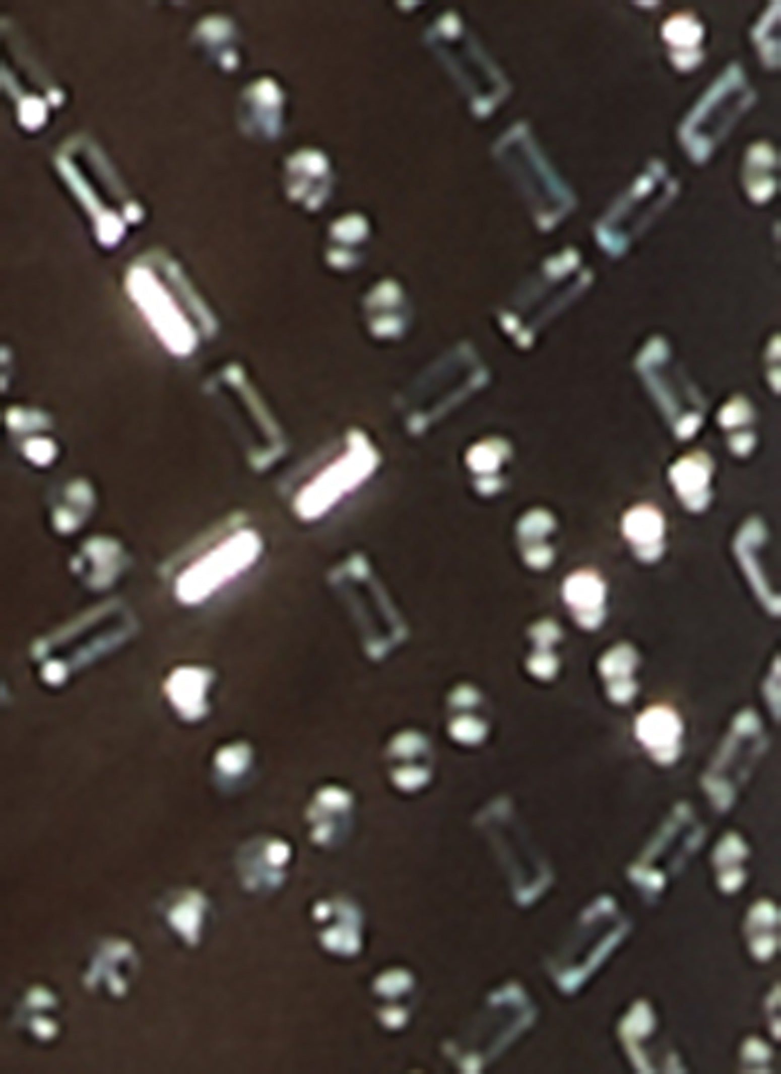 Sheer Mesh Rhinestone Crop Top sold by Rainbow product image thumbnail 3