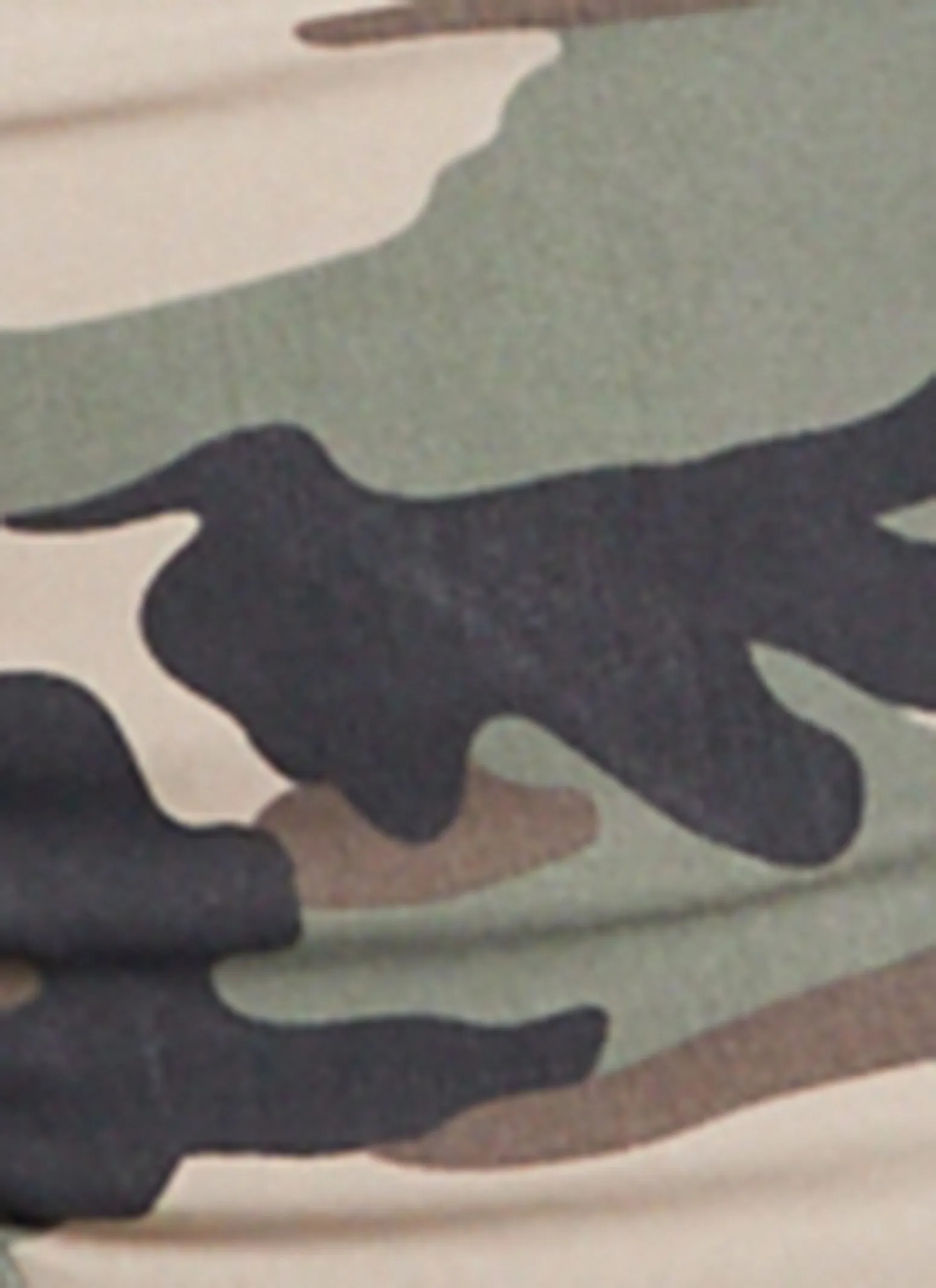 Plus Size Camo Drawstring Hem Cargo Pants sold by Rainbow product image thumbnail 4