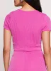 O Ring Keyhole Crop Top sold by Rainbow