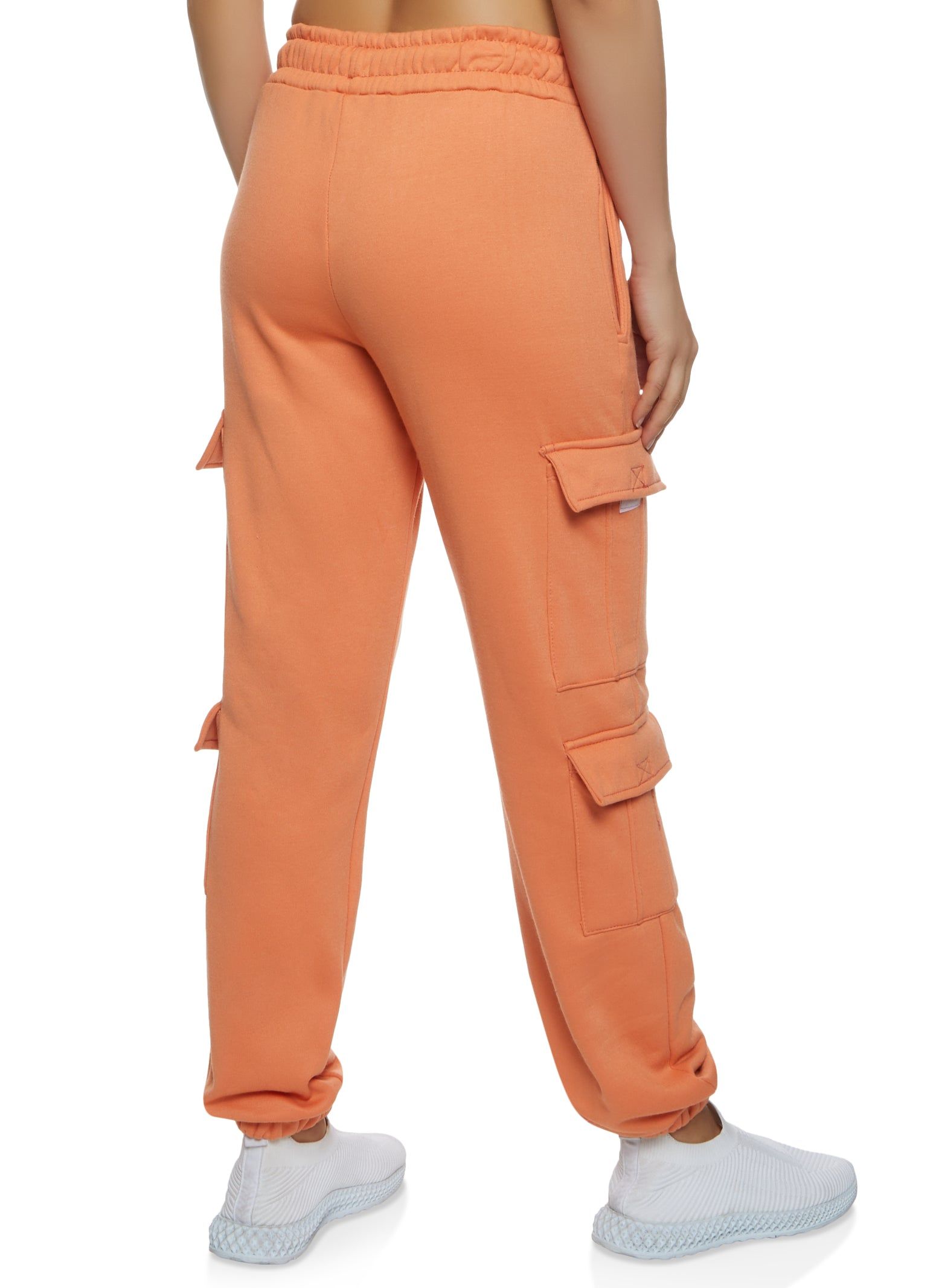 Fleece Cargo Pocket Drawstring Sweatpants sold by Rainbow product image thumbnail 2