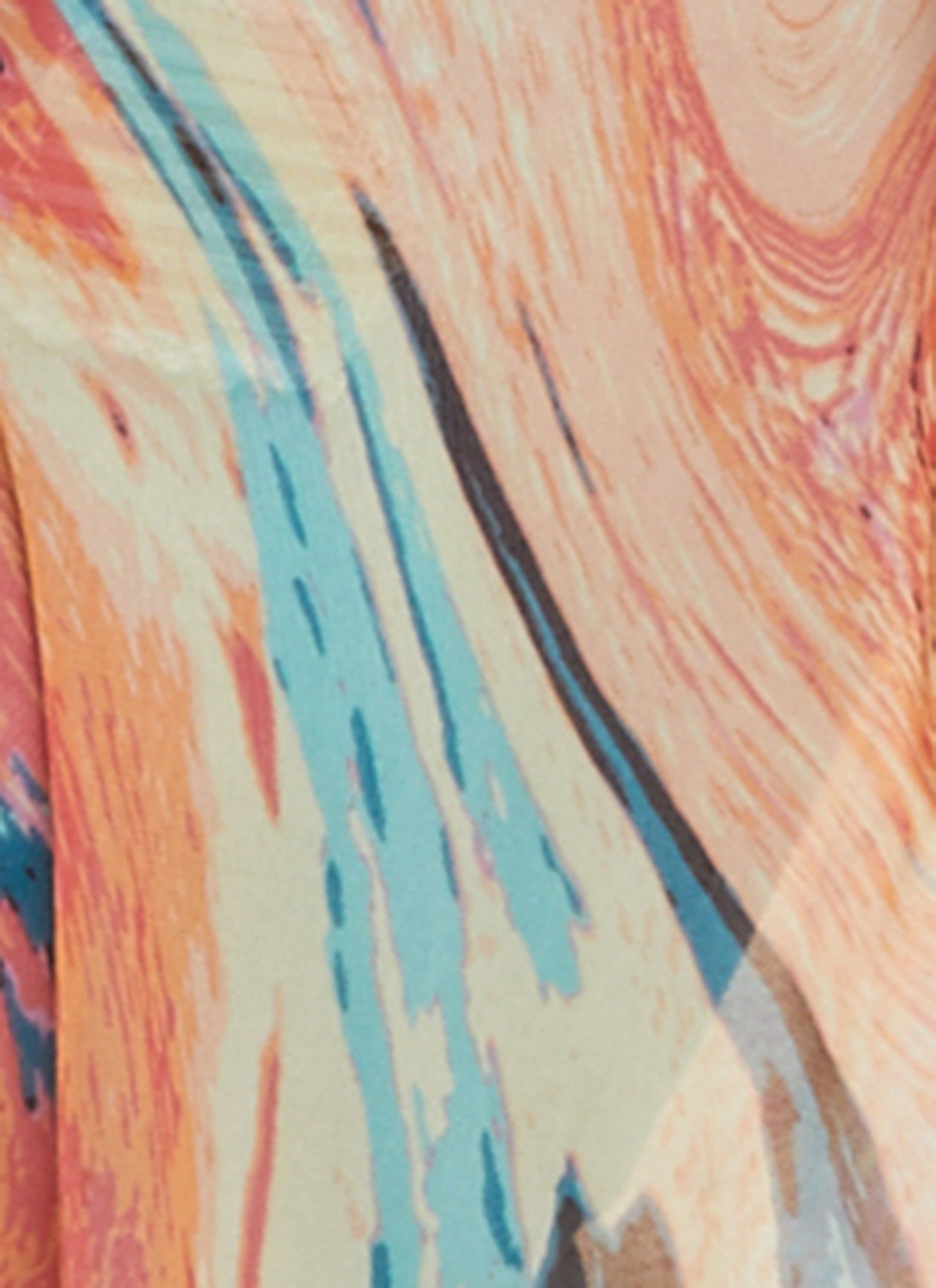 Plus Size Printed Mesh Duster sold by Rainbow product image thumbnail 3