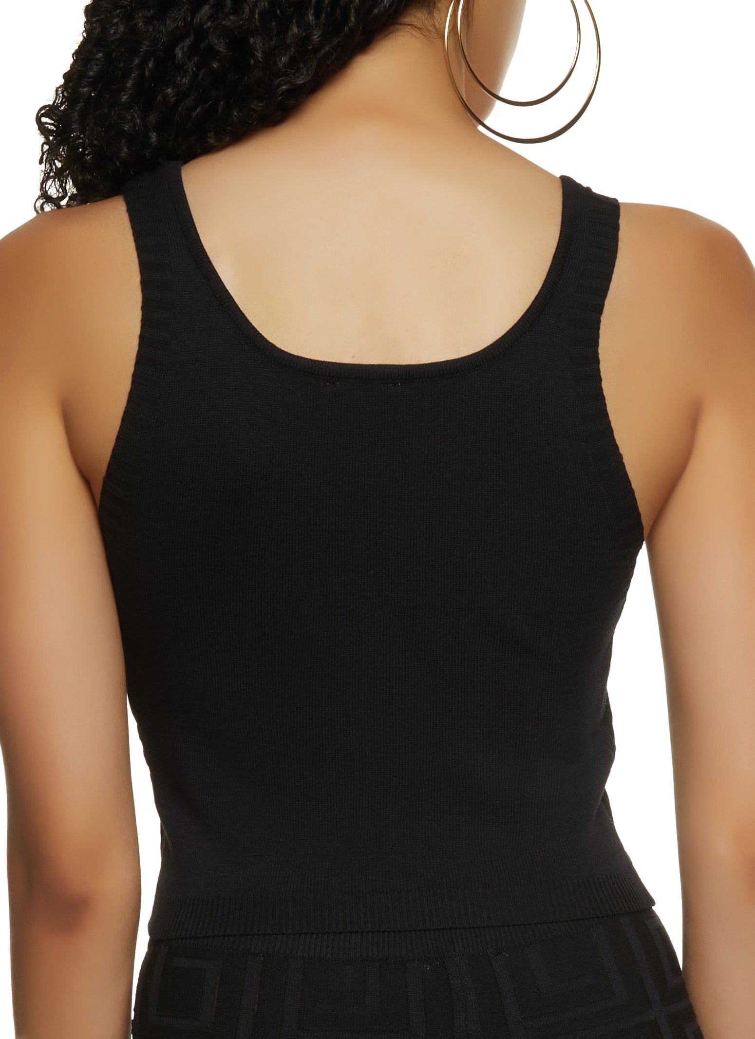 Greek Key Knit Crop Top sold by Rainbow product image thumbnail 3