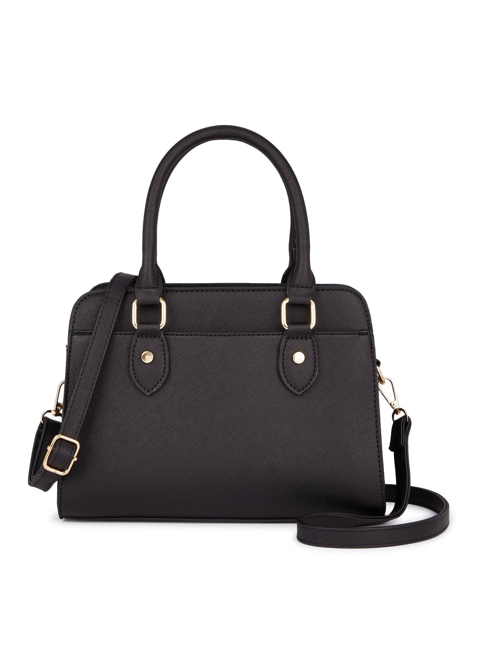 Faux Leather Satchel Crossbody Bag sold by Rainbow product image thumbnail 2