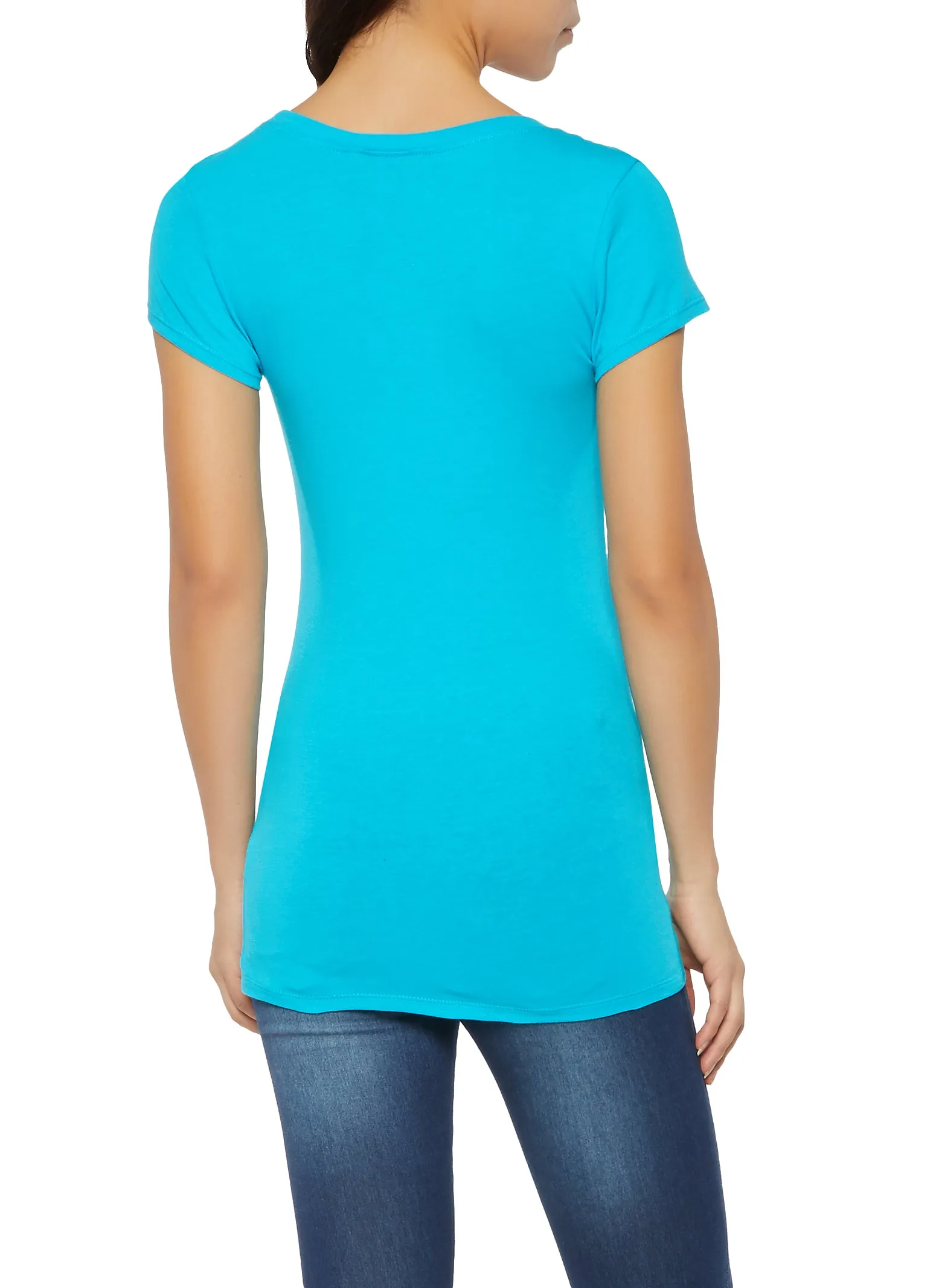 Basic Crew Neck Tee sold by Rainbow product image thumbnail 2