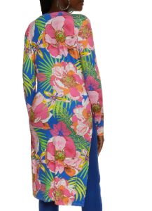 Tropical Print Tie Front High Low Top sold by Rainbow