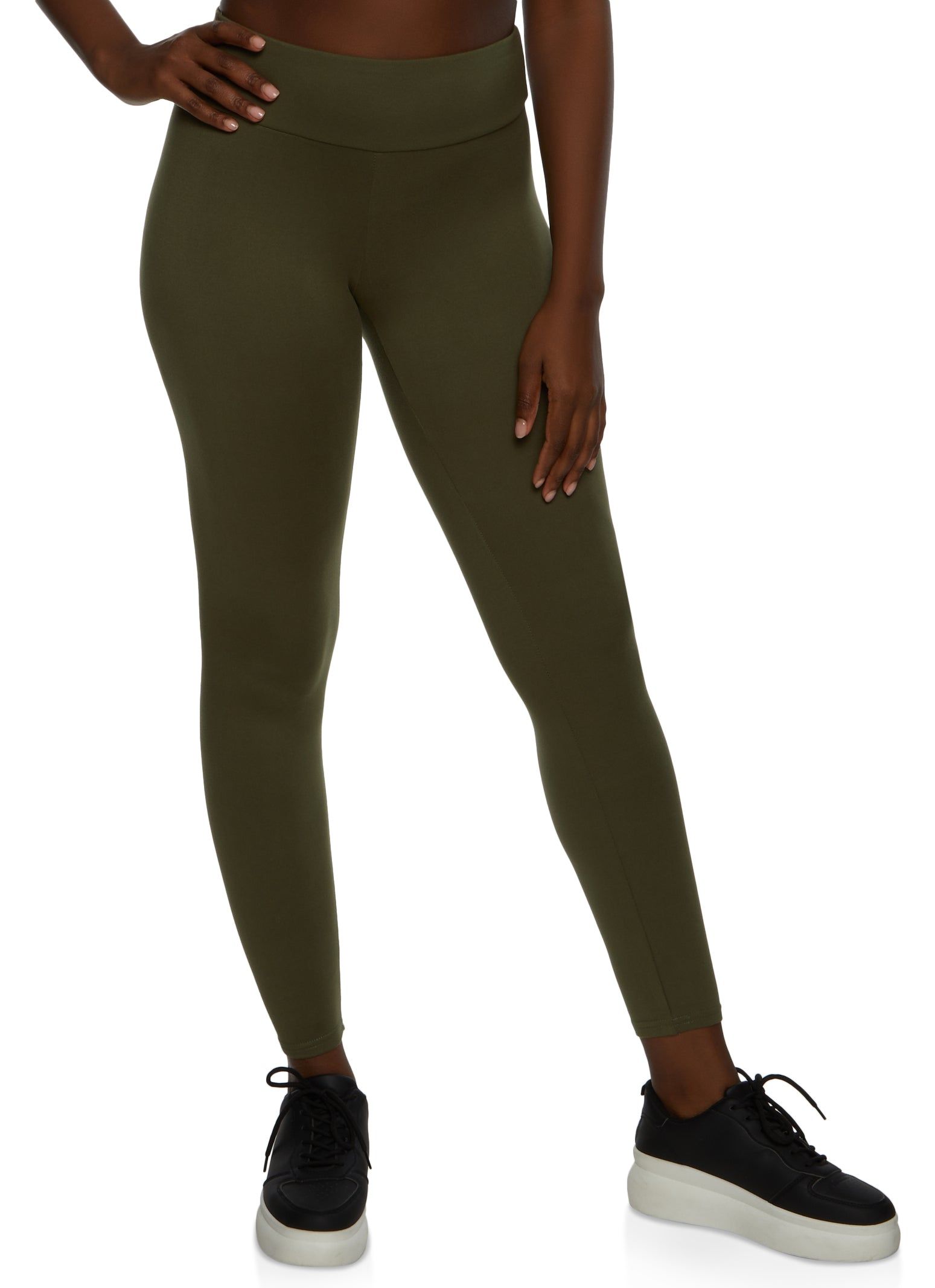 High Waist Brushed Knit Leggings sold by Rainbow