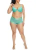 Plus Size Caged Front Lace Plunge Bra sold by Rainbow
