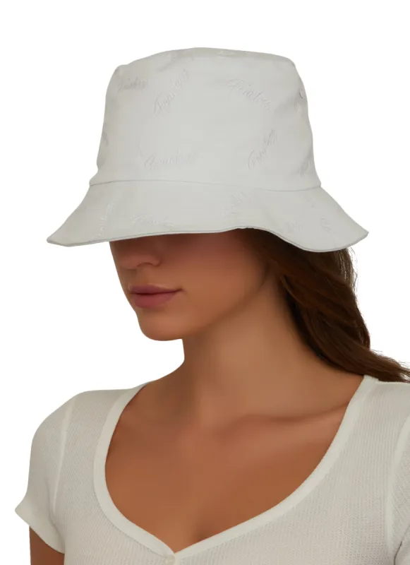 Fearless Embroidered Bucket Hat sold by Rainbow