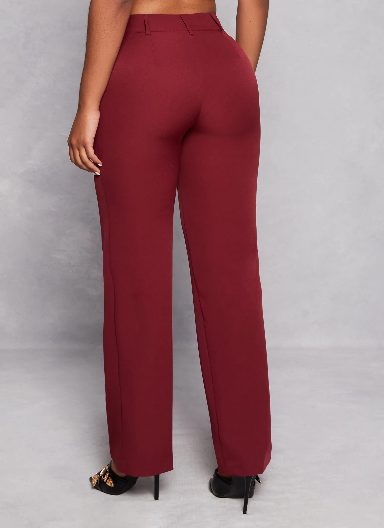 Crepe Knit High Waist Trousers sold by Rainbow product image thumbnail 3