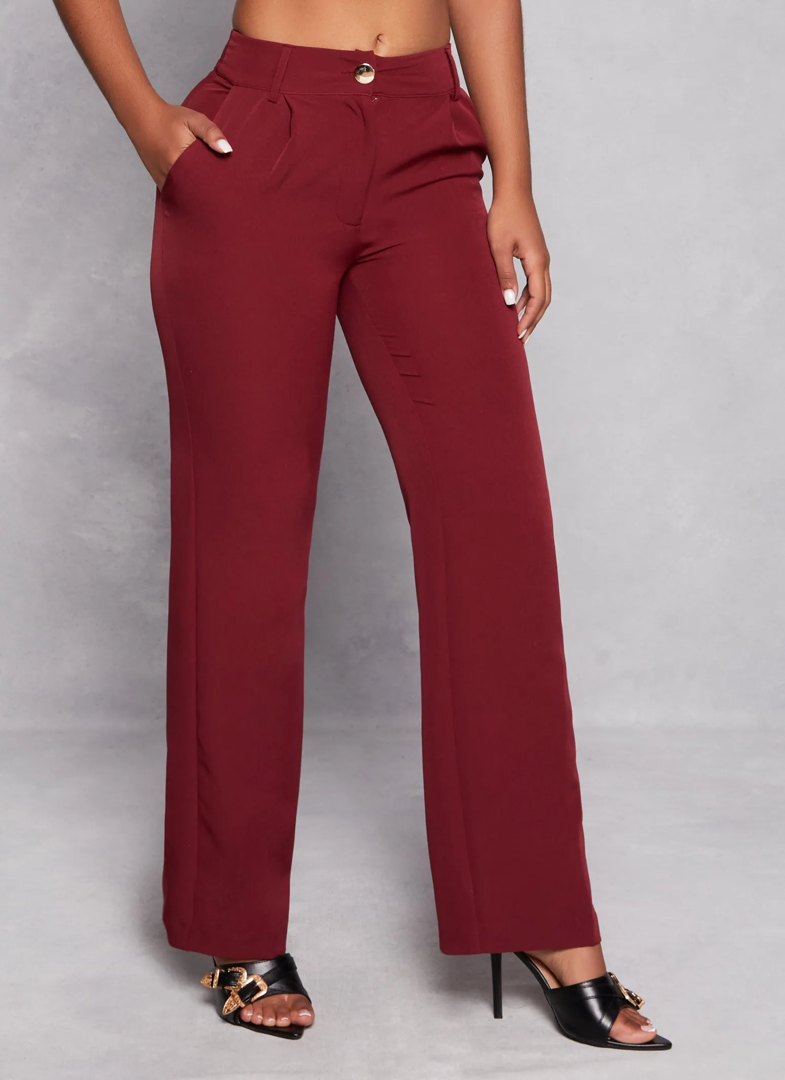Crepe Knit High Waist Trousers sold by Rainbow product image thumbnail 2
